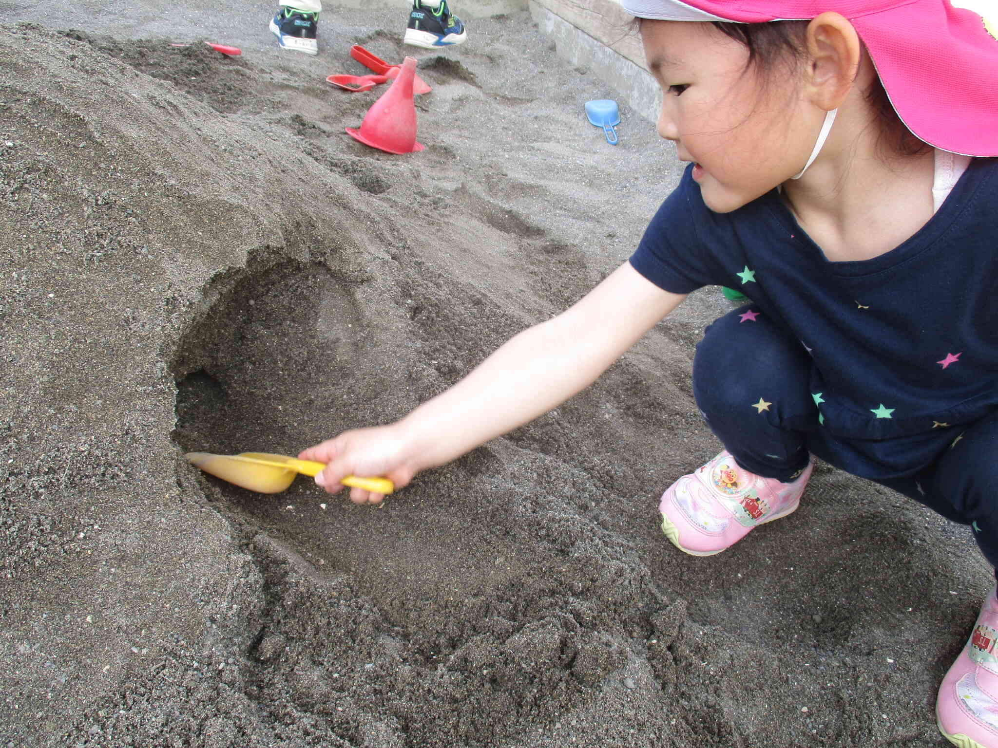 お砂場楽しいね!