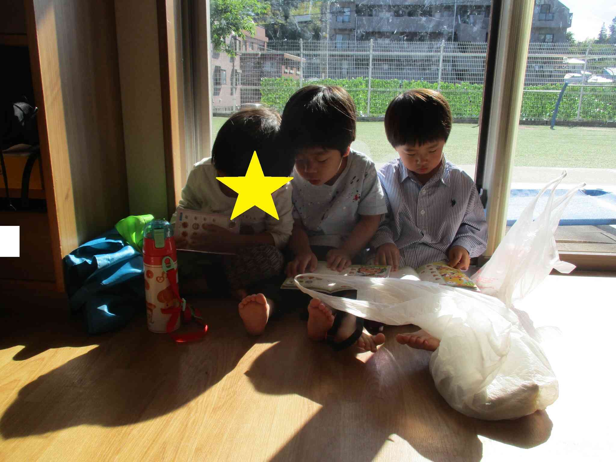 3歳児　りす組　ある日の一枚
