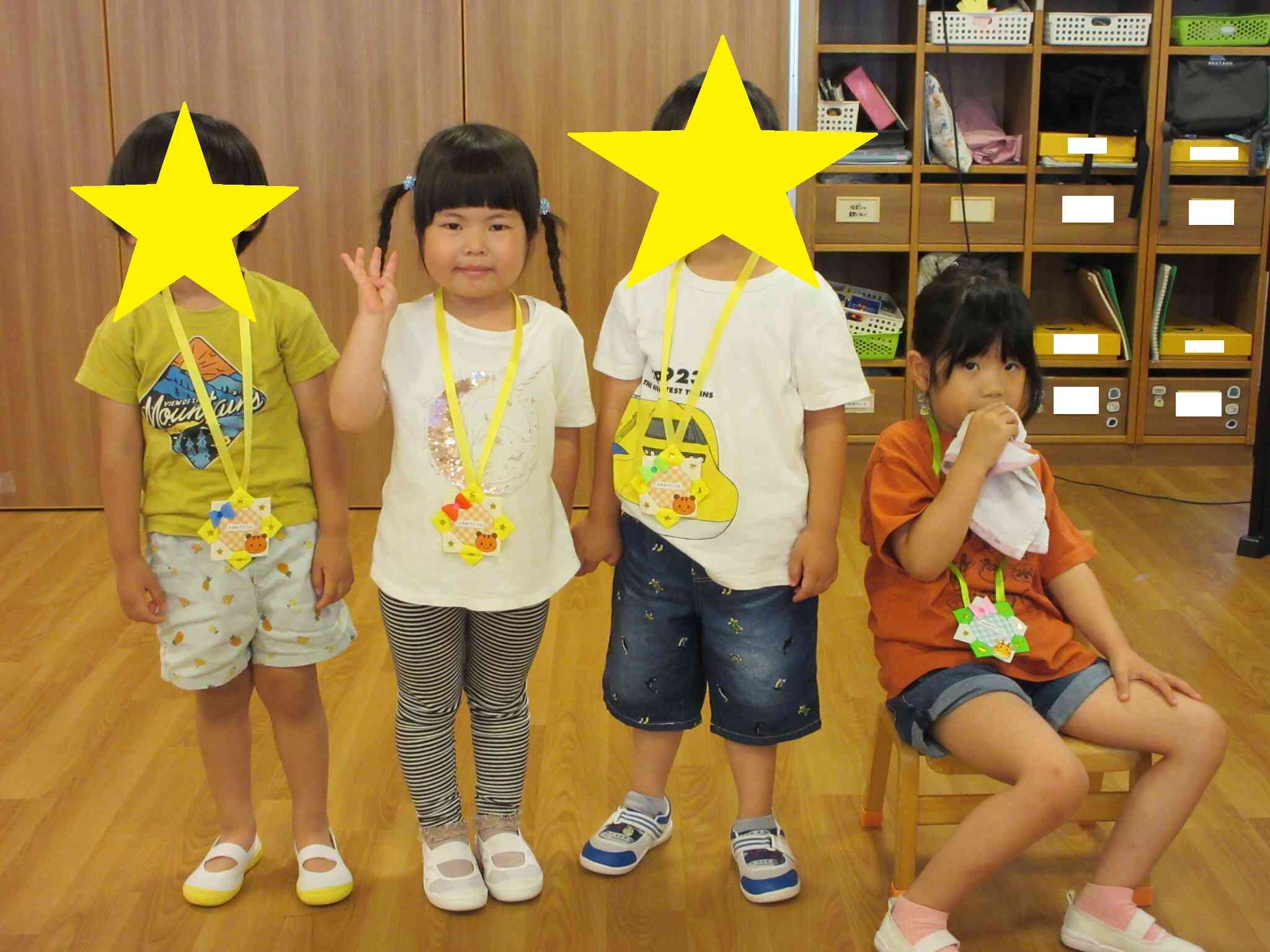 3，4，5歳児　6月　誕生会