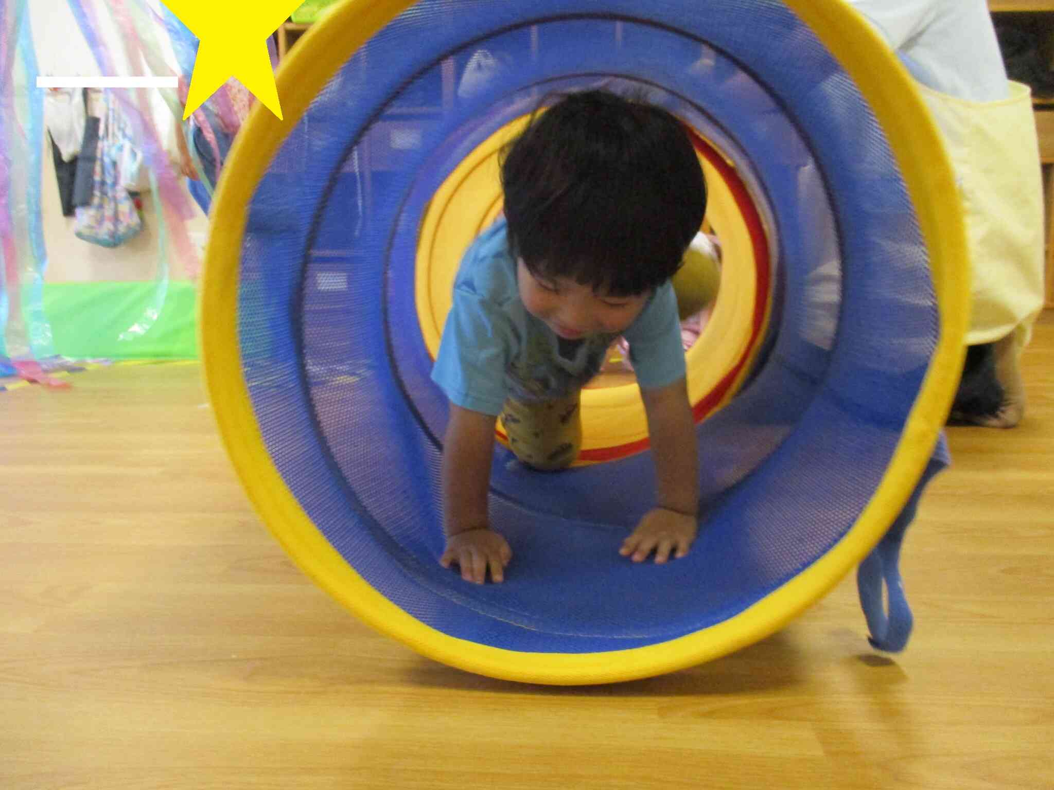 2歳児クラス　うさぎ組　運動遊び