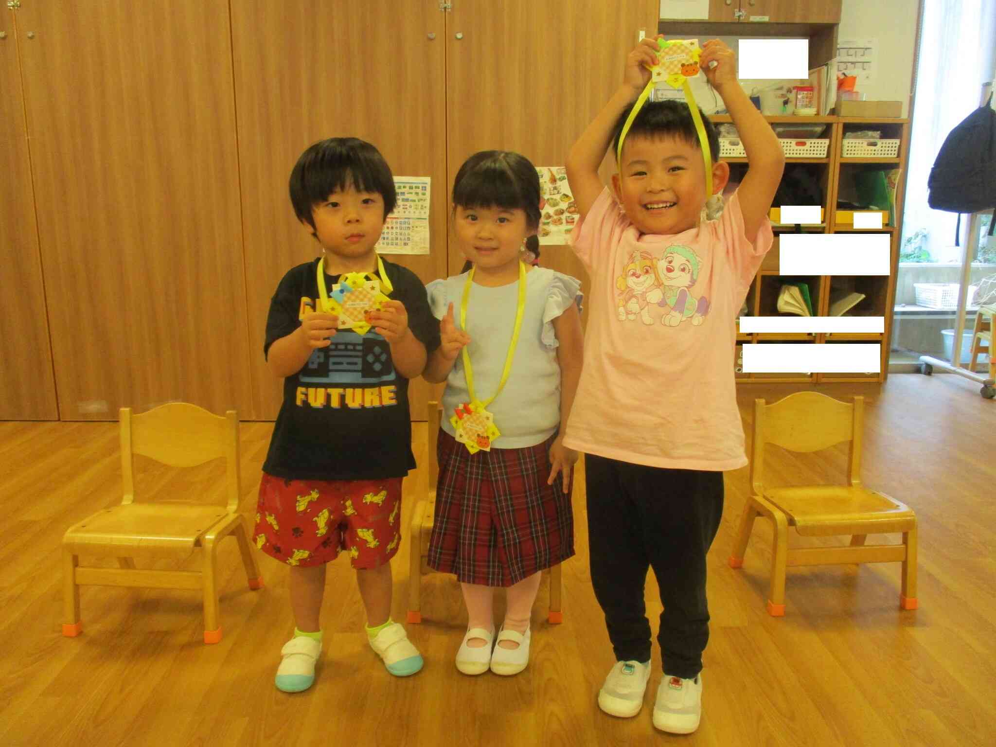 3.4.5歳児クラス　8月誕生会