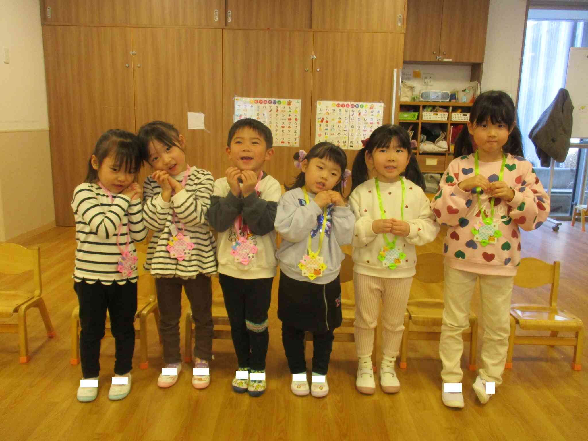 ３，４，５歳児　１月　誕生会