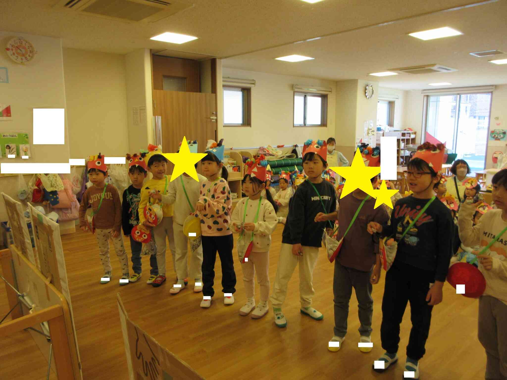 3，4，5歳児　節分