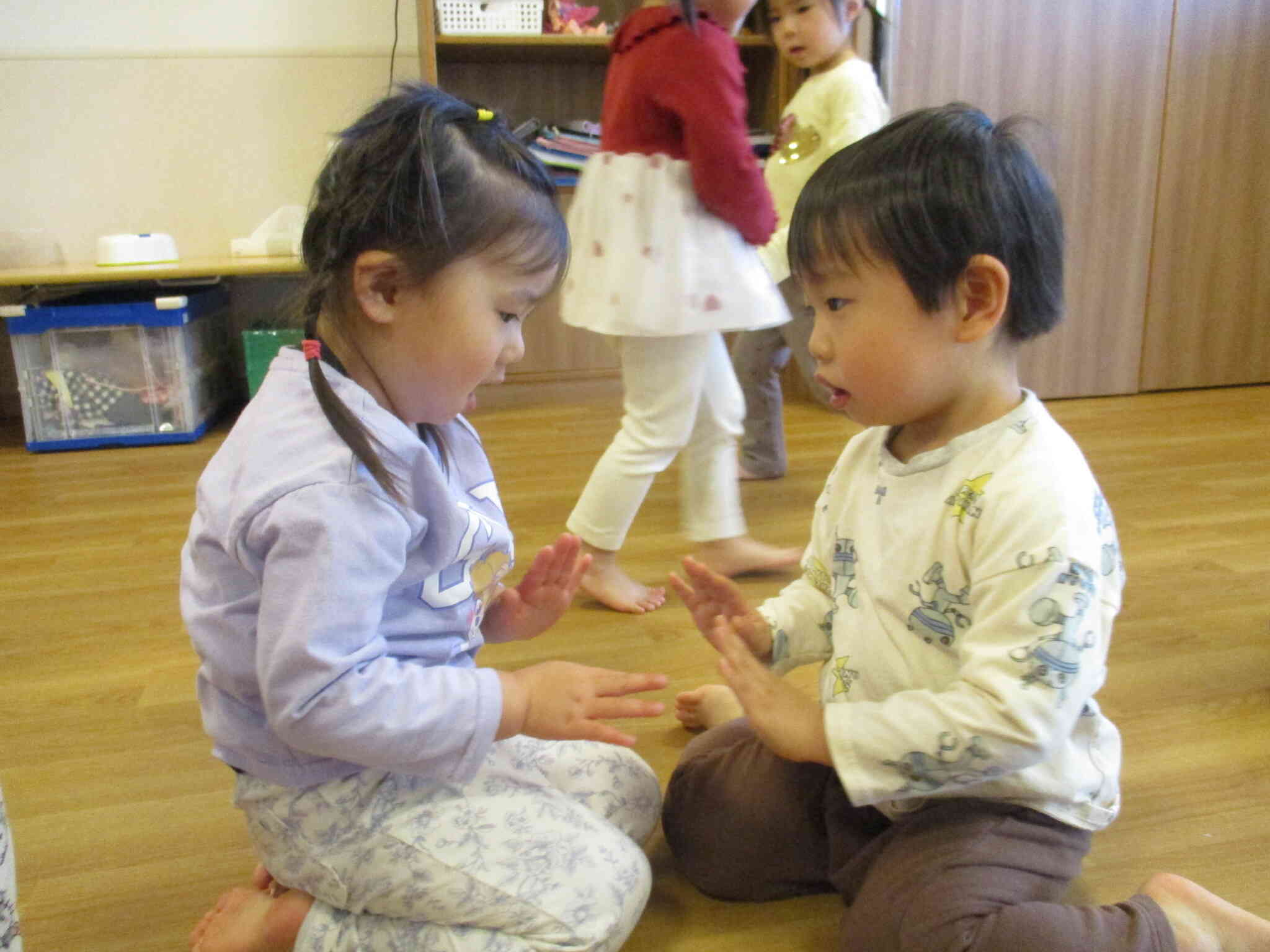 とん、とん、ぱ♪