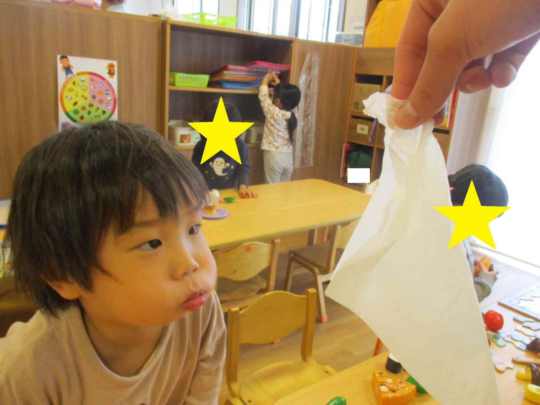 綿毛を作ったよ！