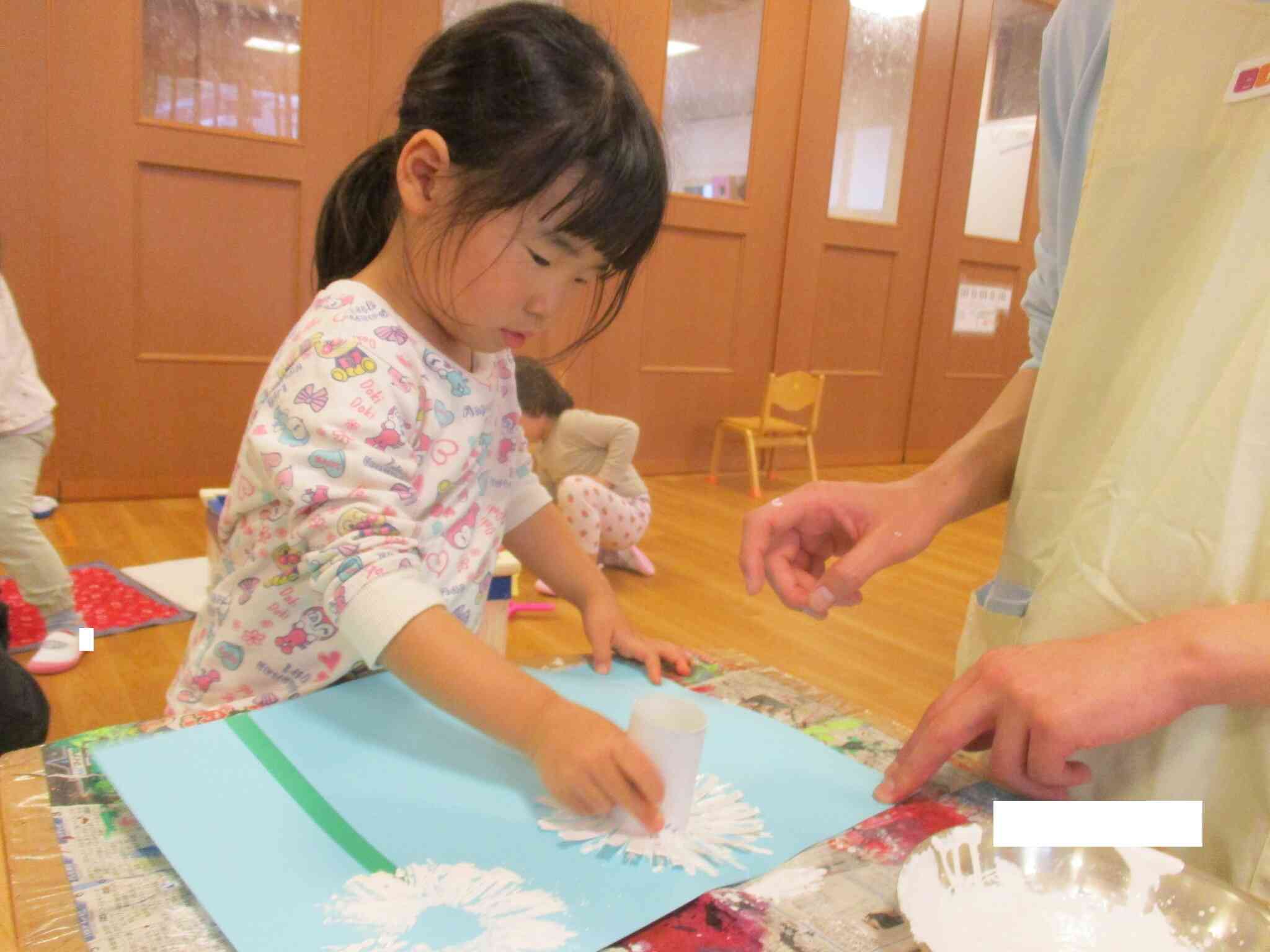 3歳児　りす組　4月製作