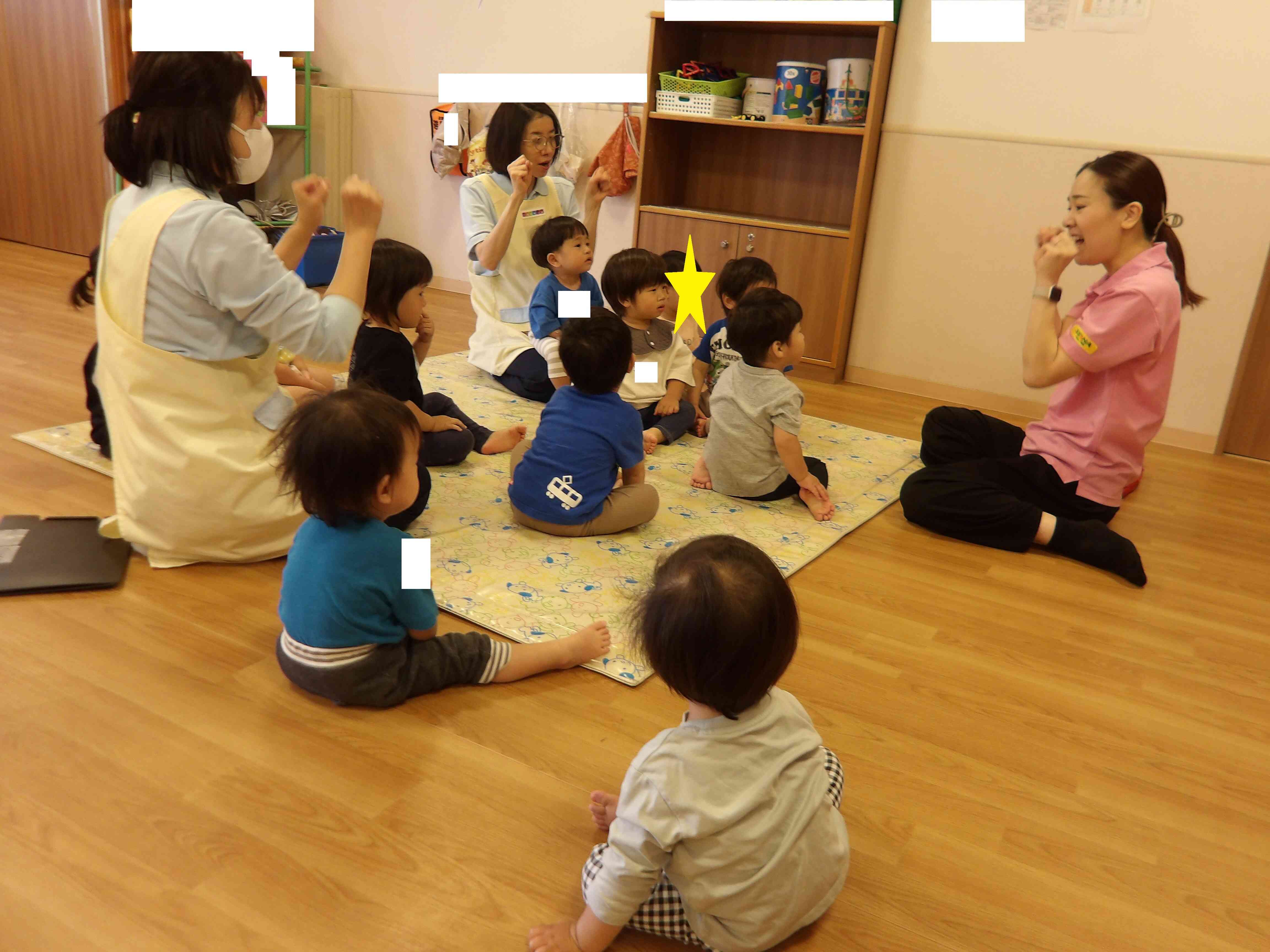 英語の手遊びしたよ～！