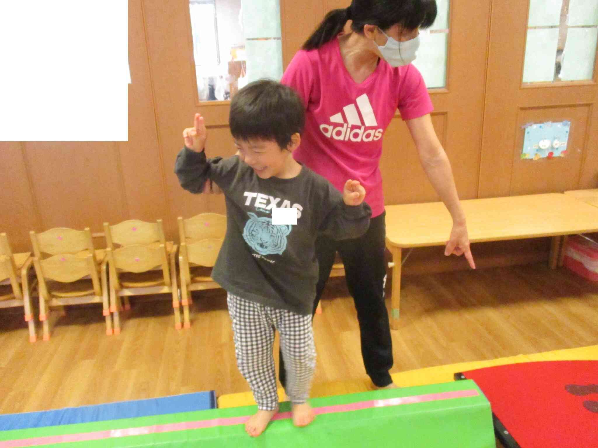 落ちないように・・・