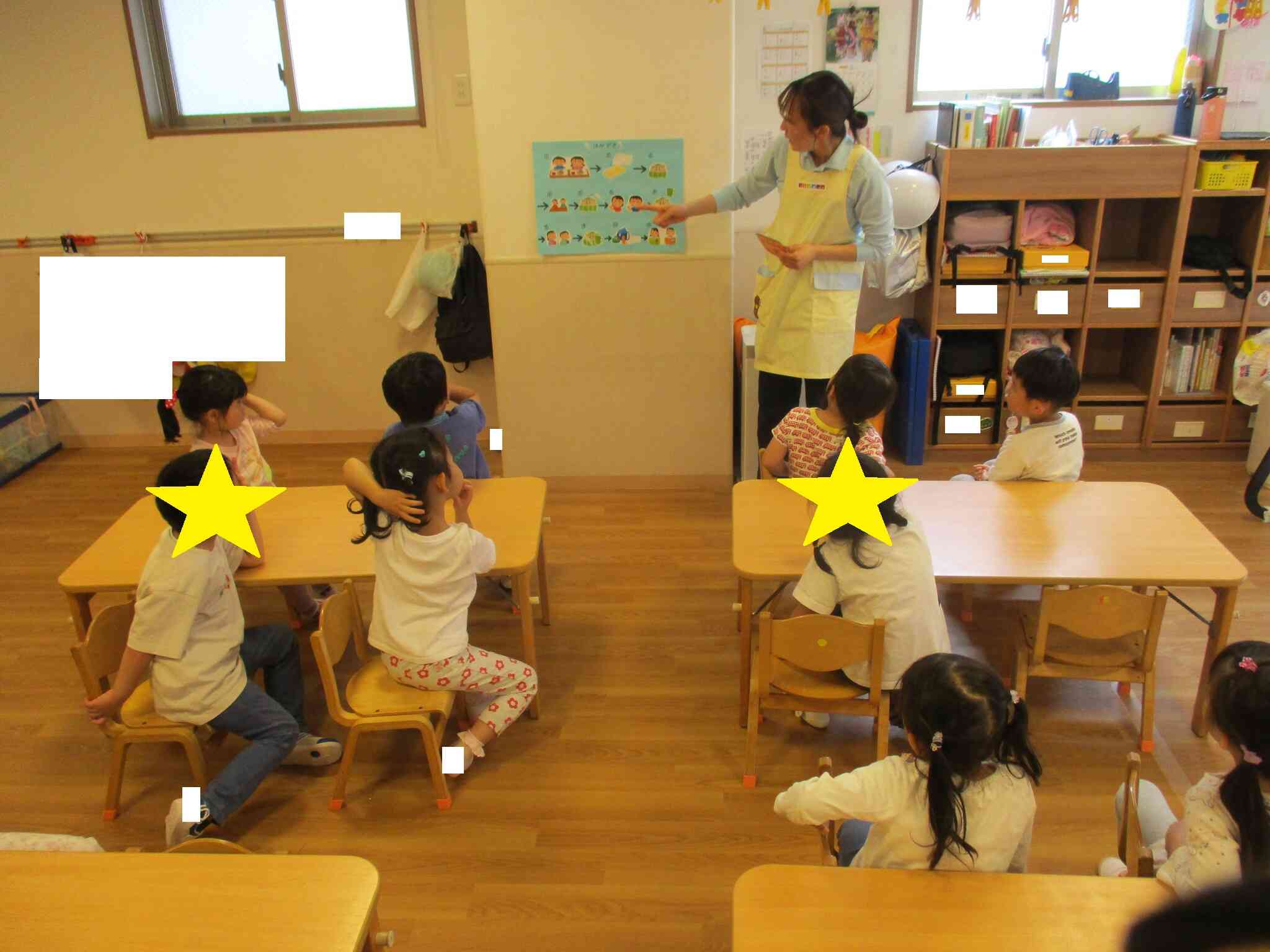 ４歳児　ぱんだ組　歯磨き