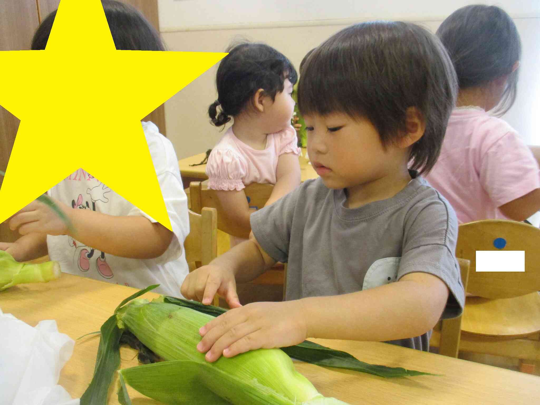 皮むきしたよ～！！