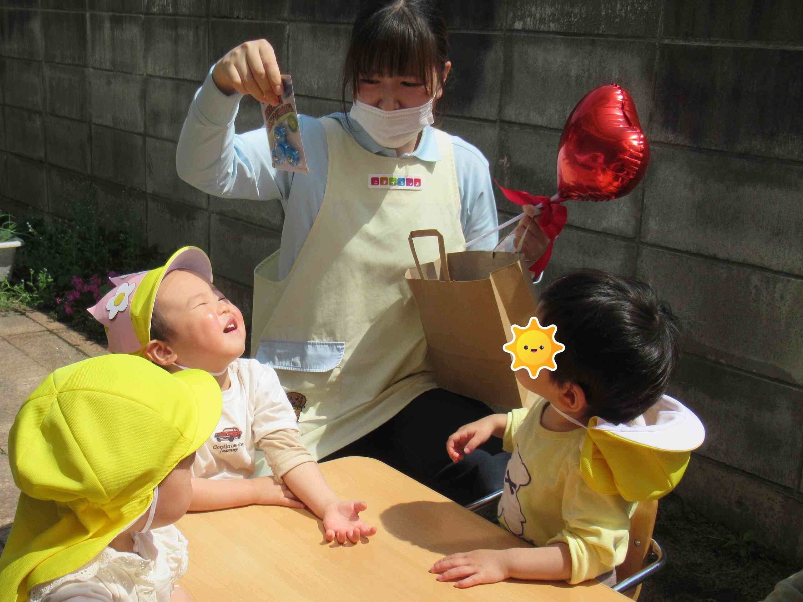 お外で誕生会!