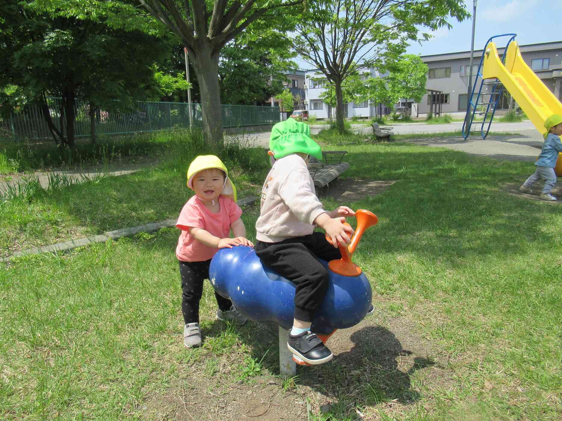 お外は気持ちがいいね