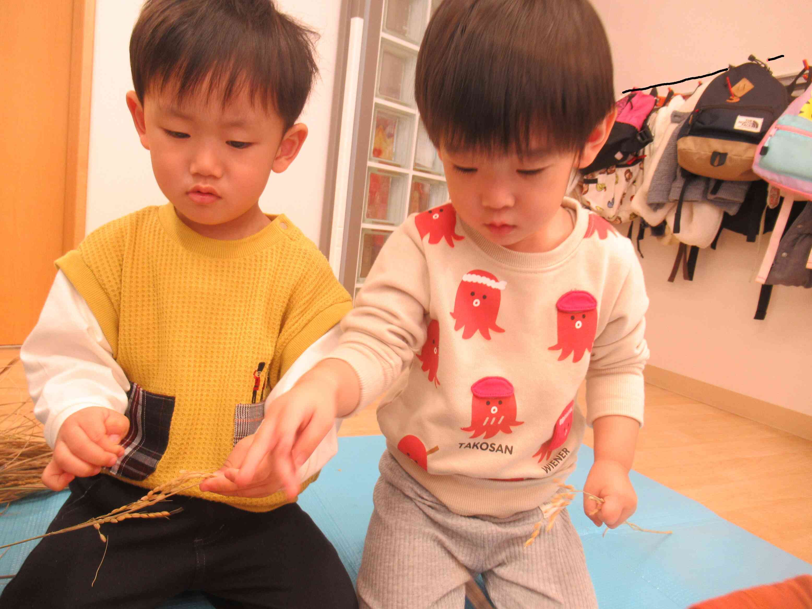 脱穀をしました！