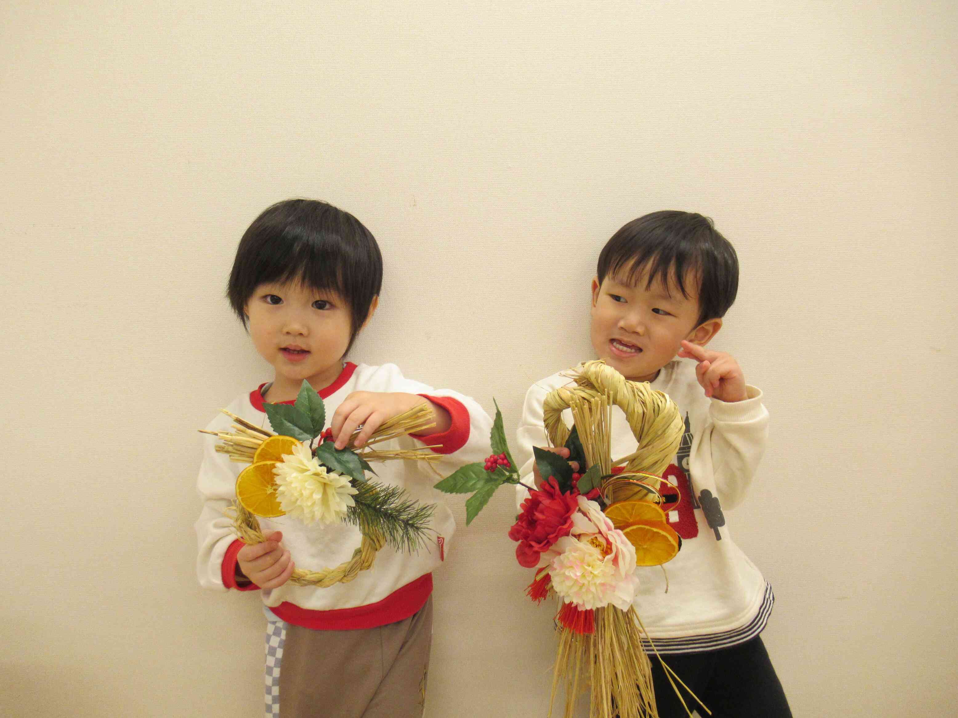 お正月飾り作り