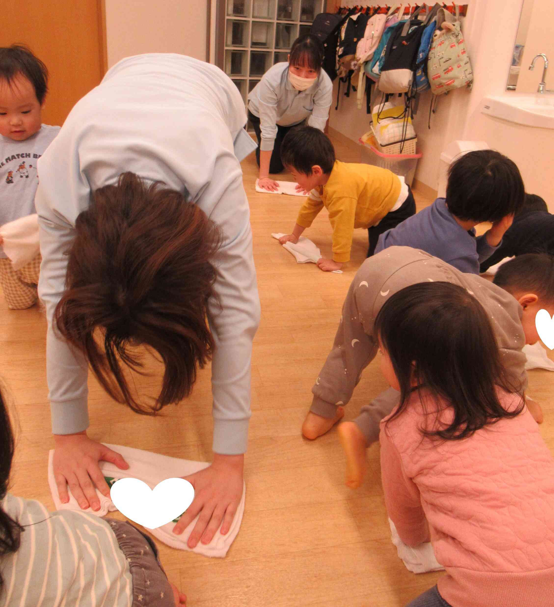 みんなで一緒にゴシゴシゴシ！