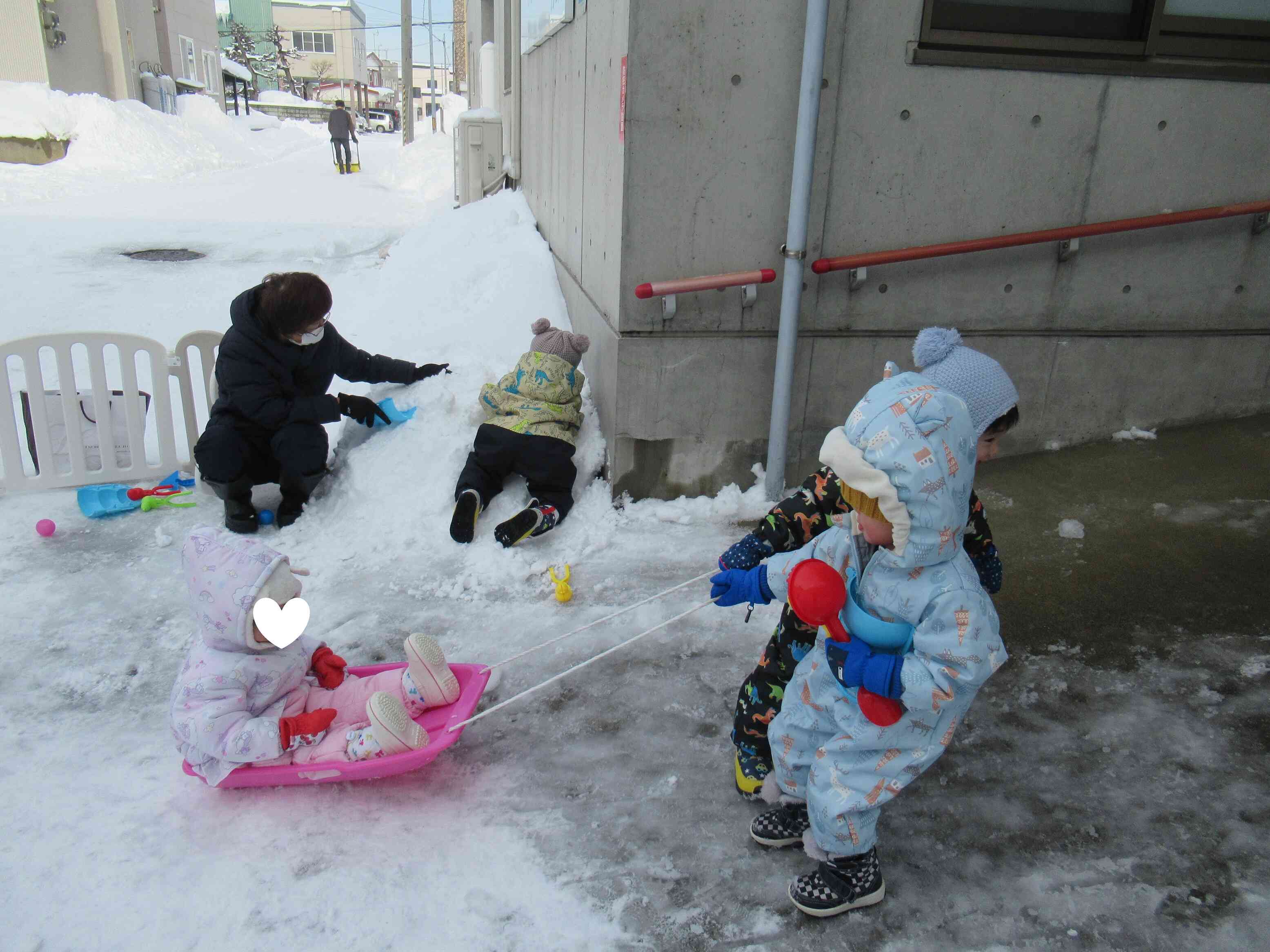僕がひっぱるよ！