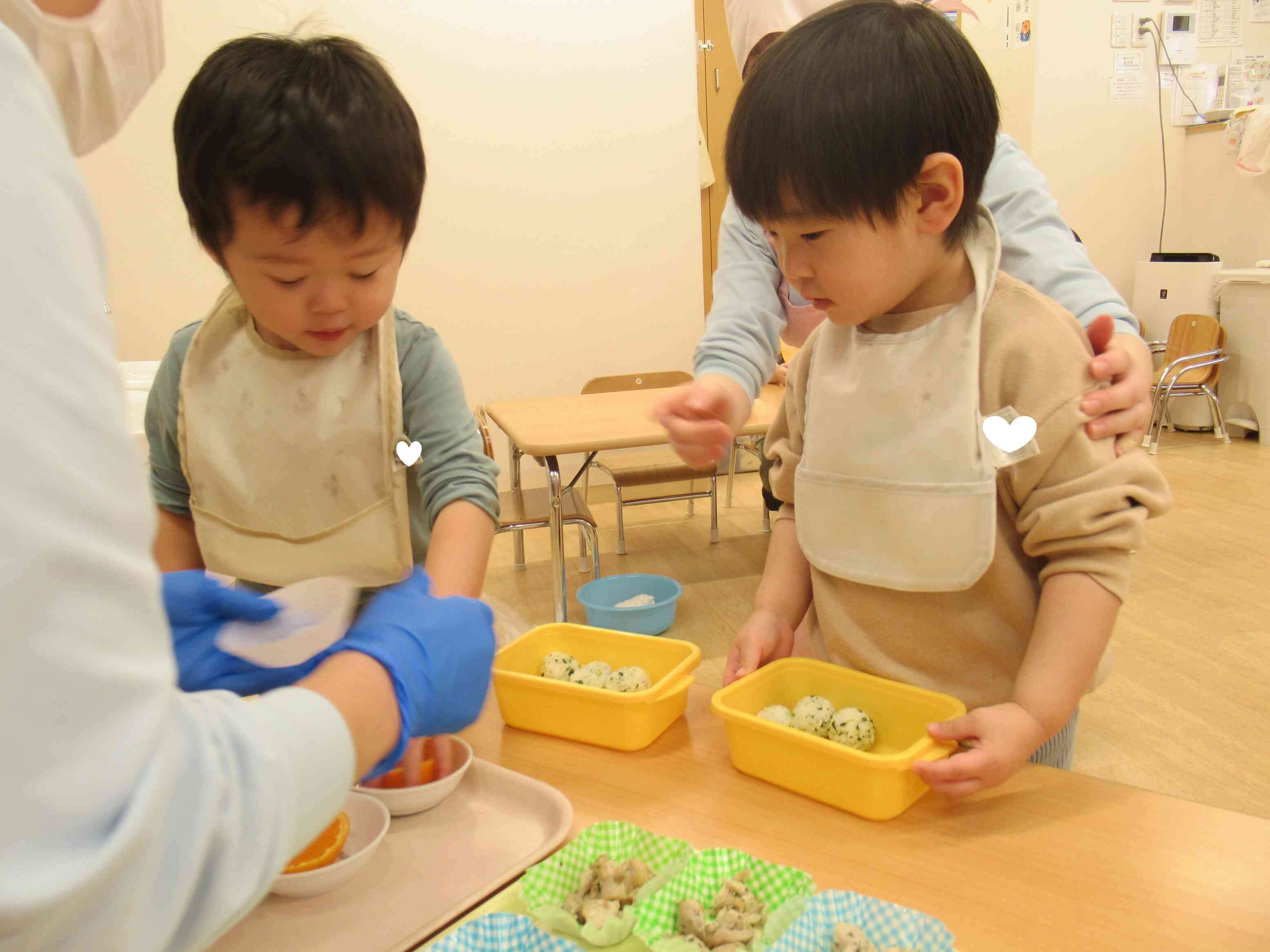 おかずも入れよう