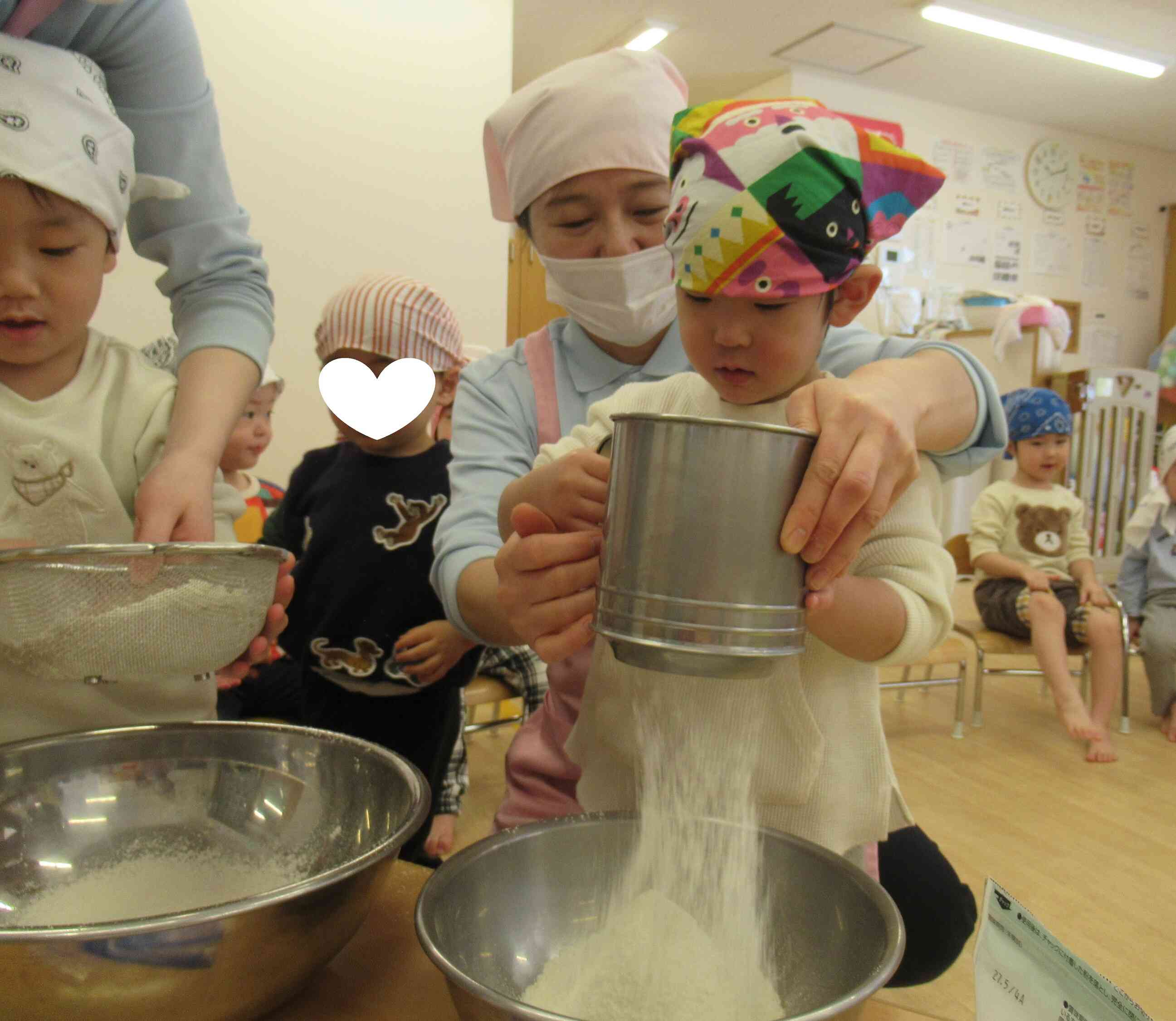 うどん作りスタート！