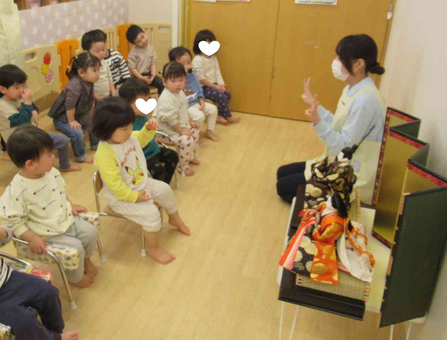 おひなさまかわいい！