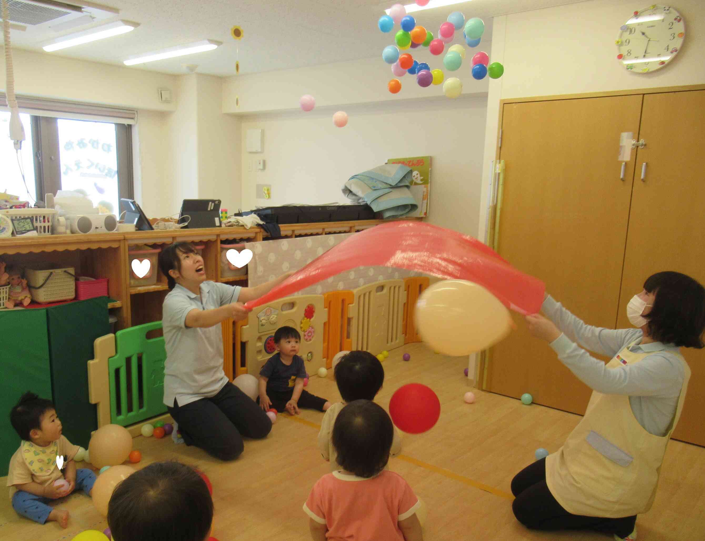 風船とボールで遊ぼう！