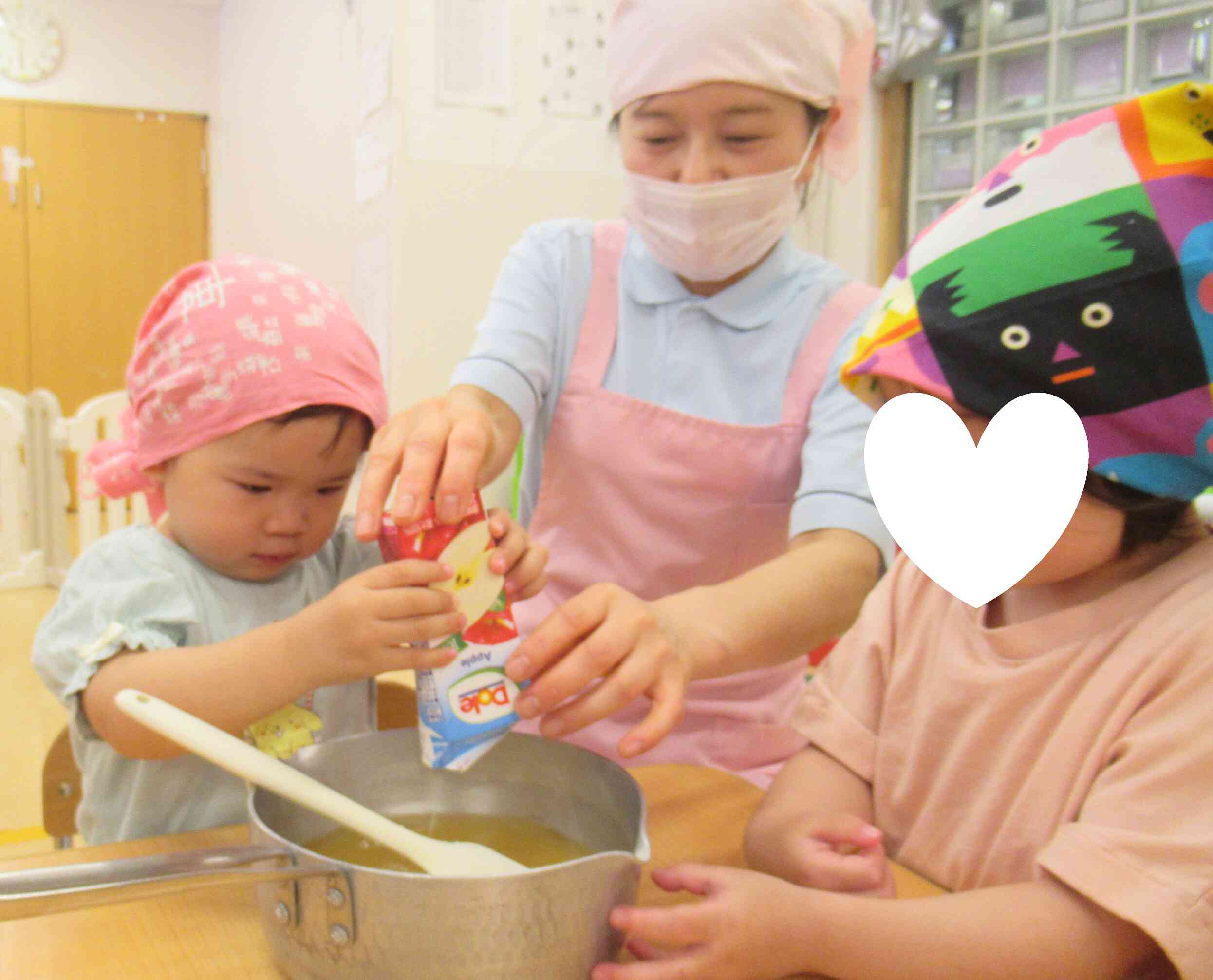 食育活動「あじさいゼリー」