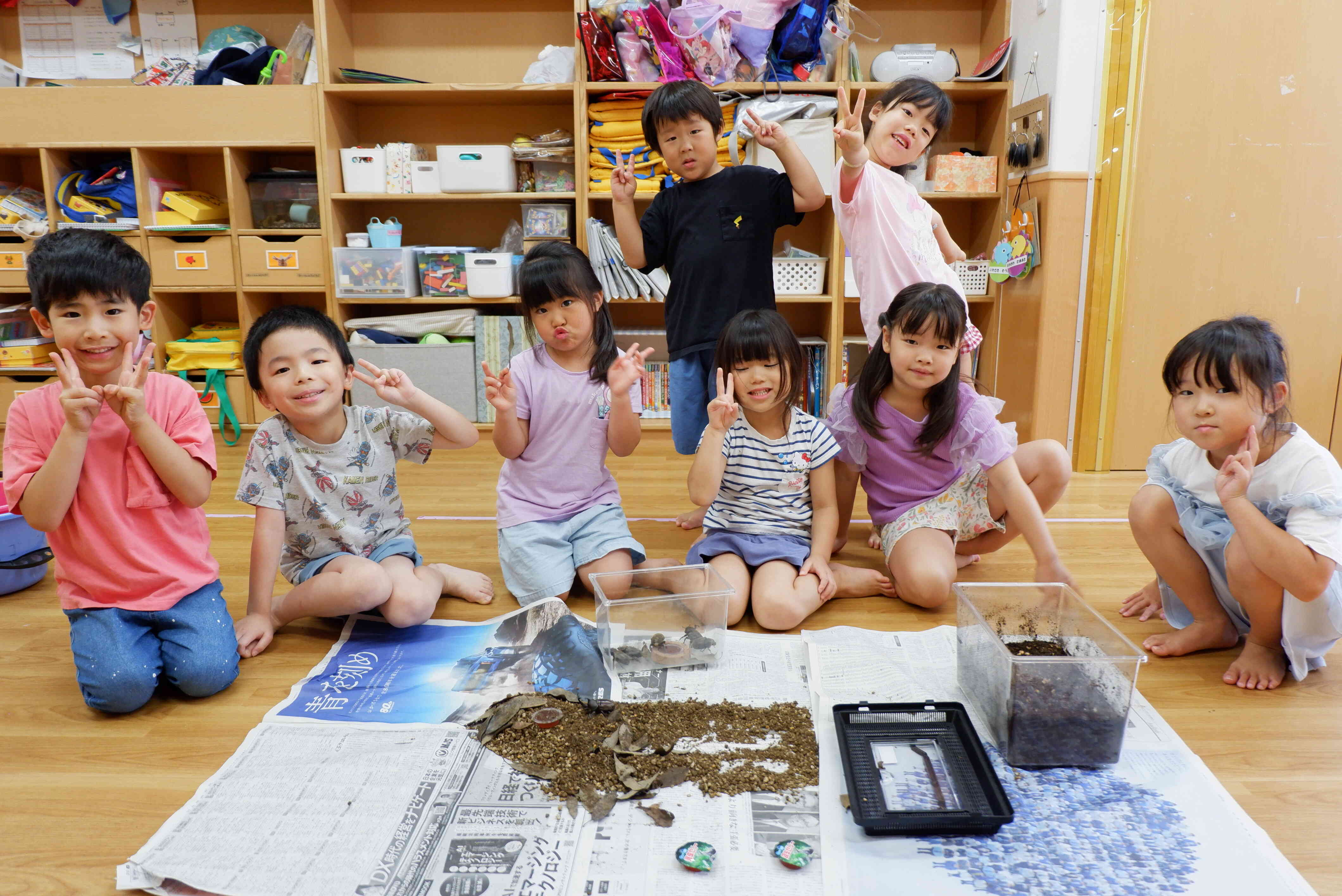 カブトムシがやってきた！～きりん組～