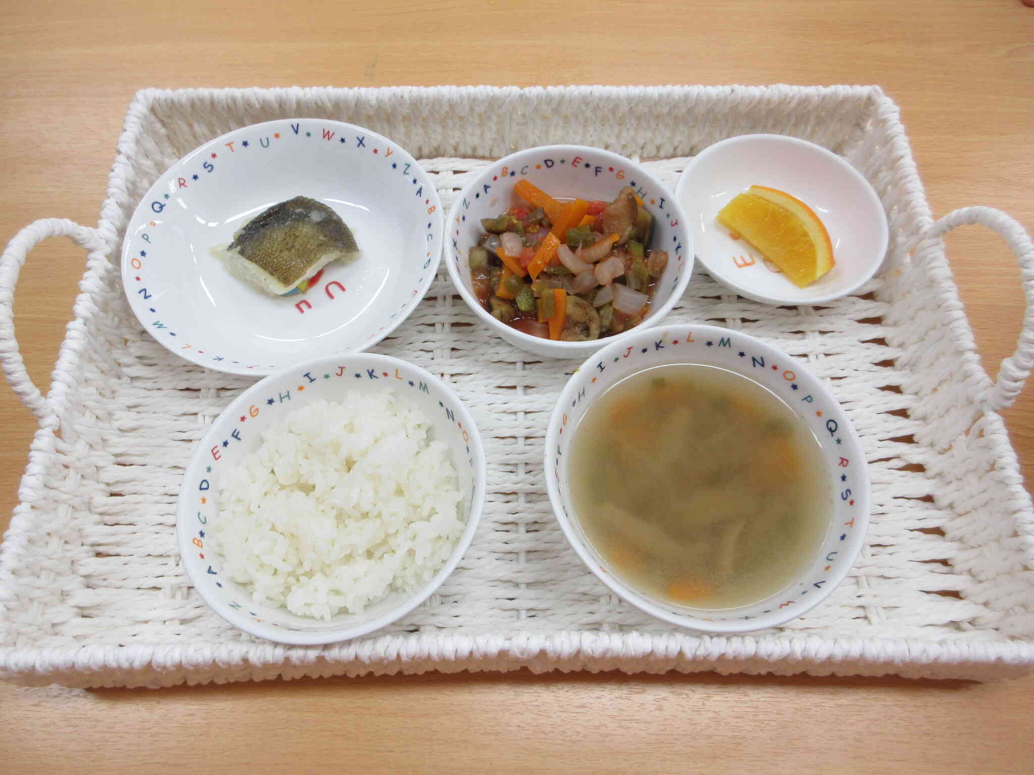 おもいっきり給食　8月