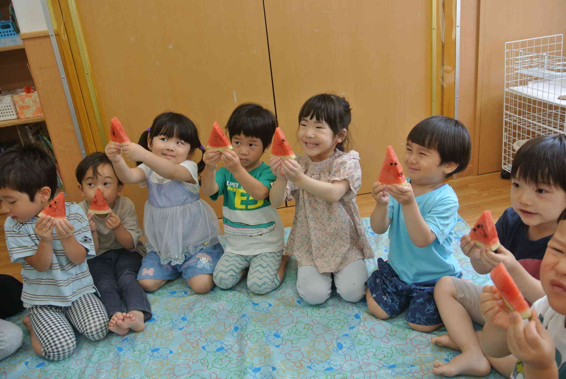 最後は、みんなで美味しくいただきまぁ～す