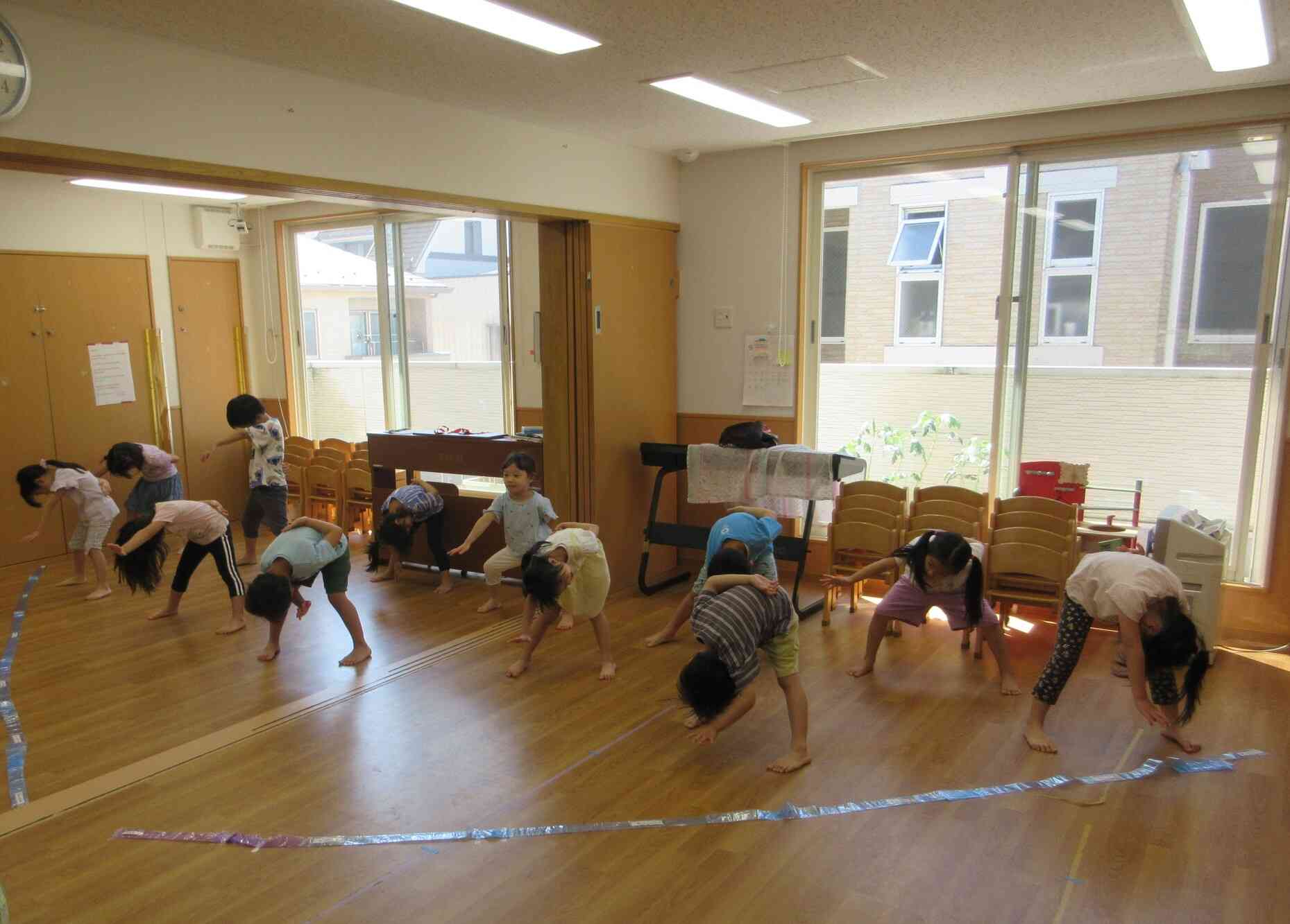 運動会の練習 頑張っています！　～ぱんだ組～