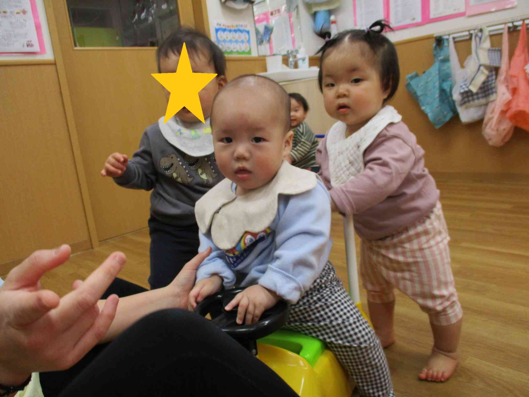 みんなで仲良く乗ろうね