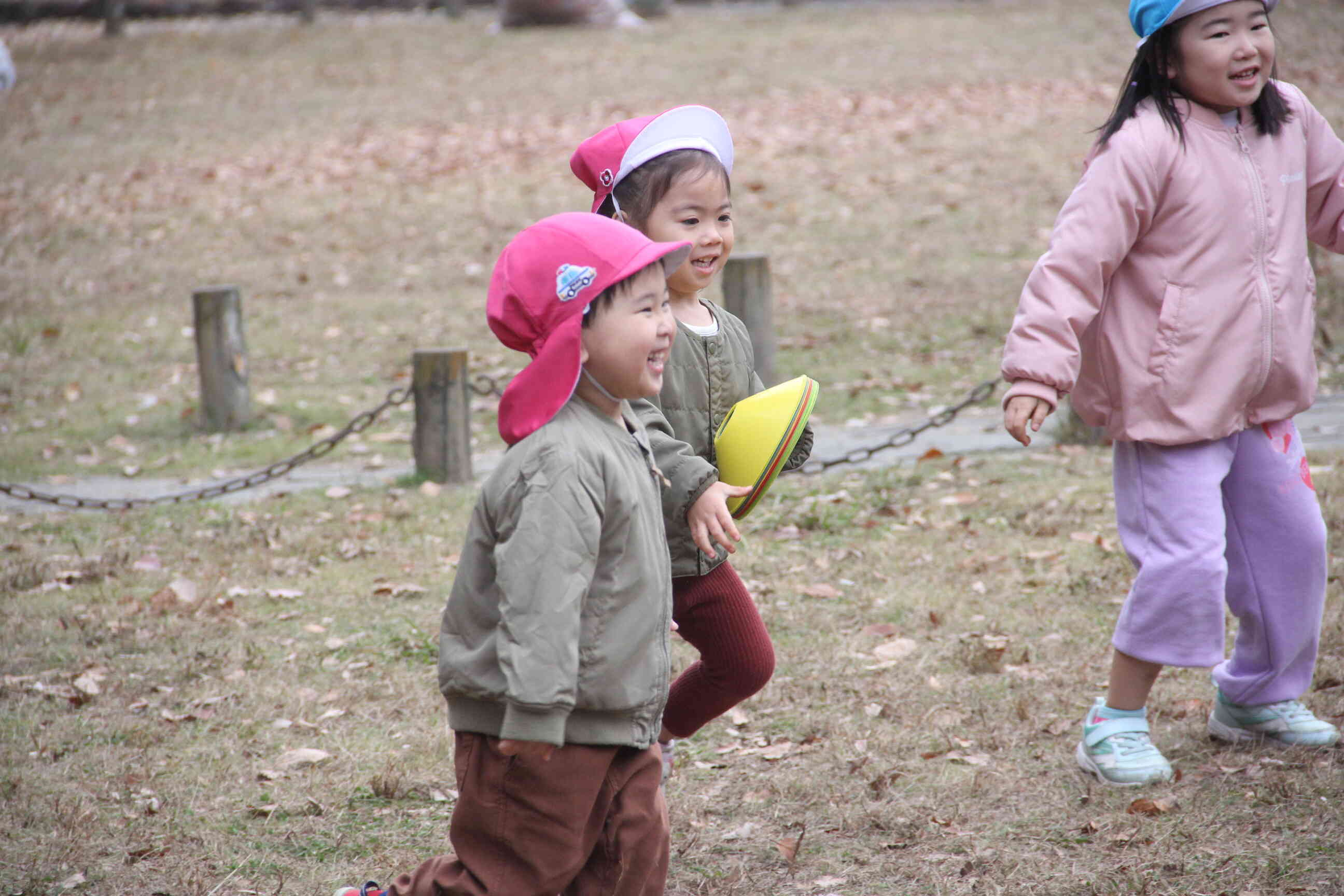 せんせい！こっちだよ～！