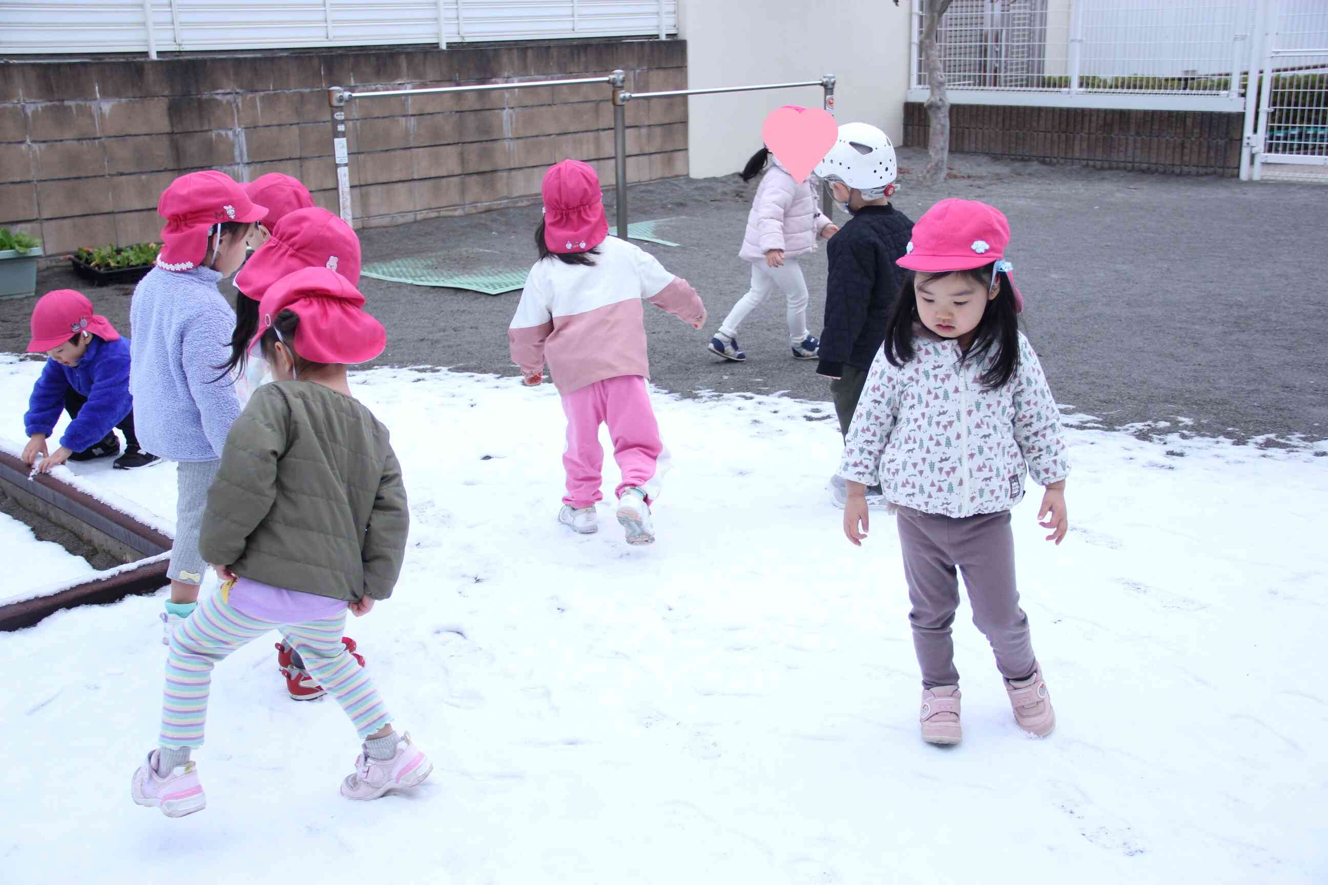 雪で遊ぼう!!~うさぎ組~