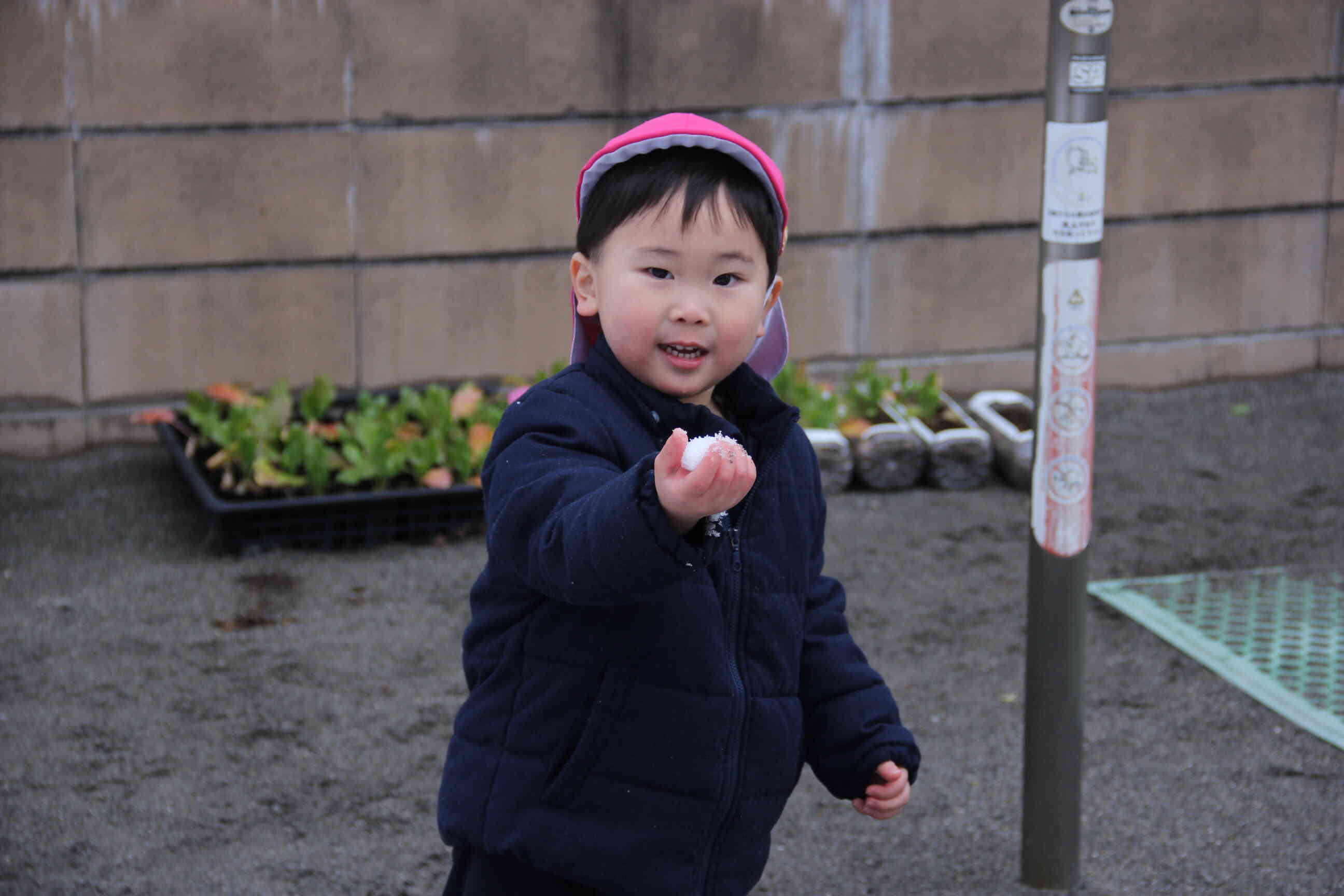 雪遊び 楽しいね♪