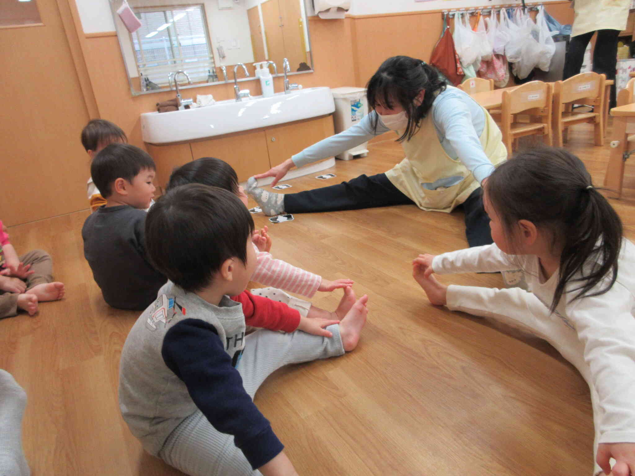 みんなでストレッチ！！