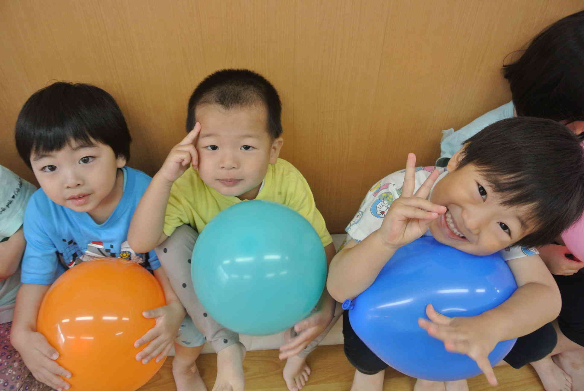 風船だいすき!~3歳児 りす組~
