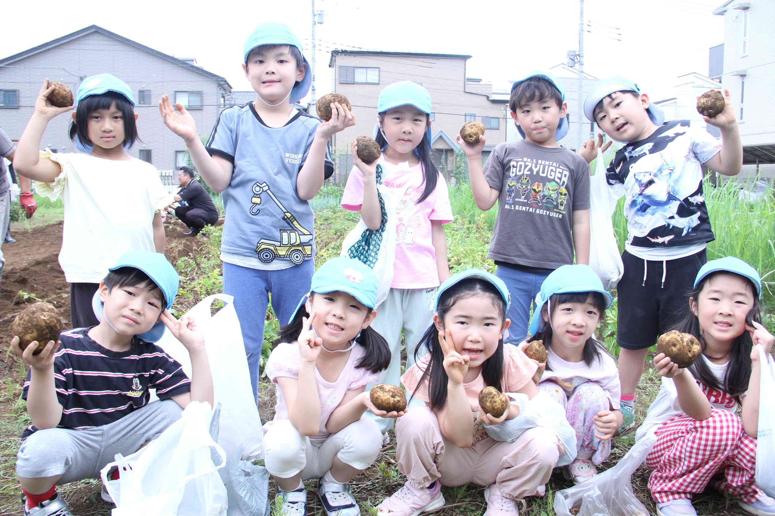 大きなジャガイモゲットしたよ！！