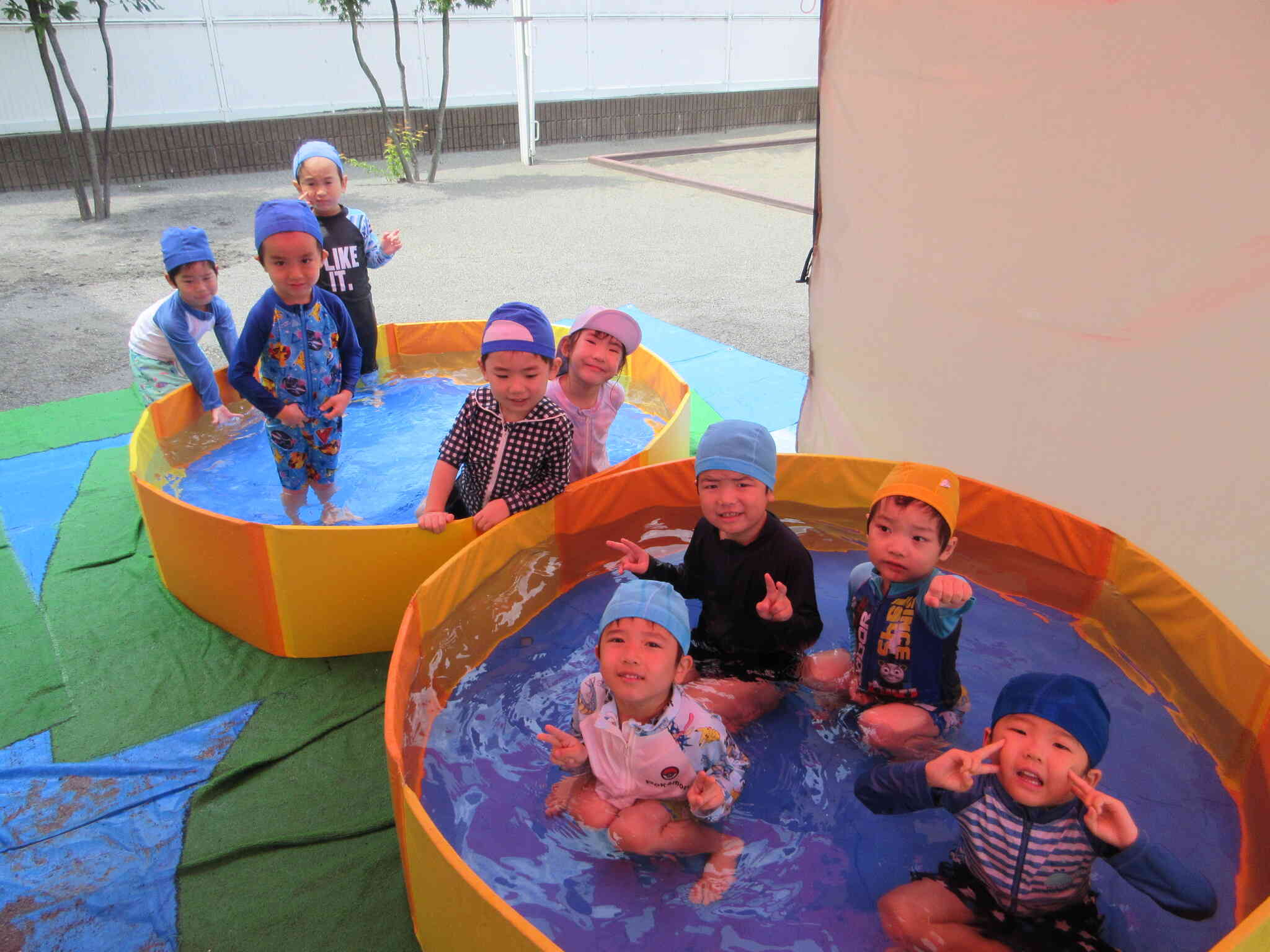 プール活動～４歳児・ぱんだ組～