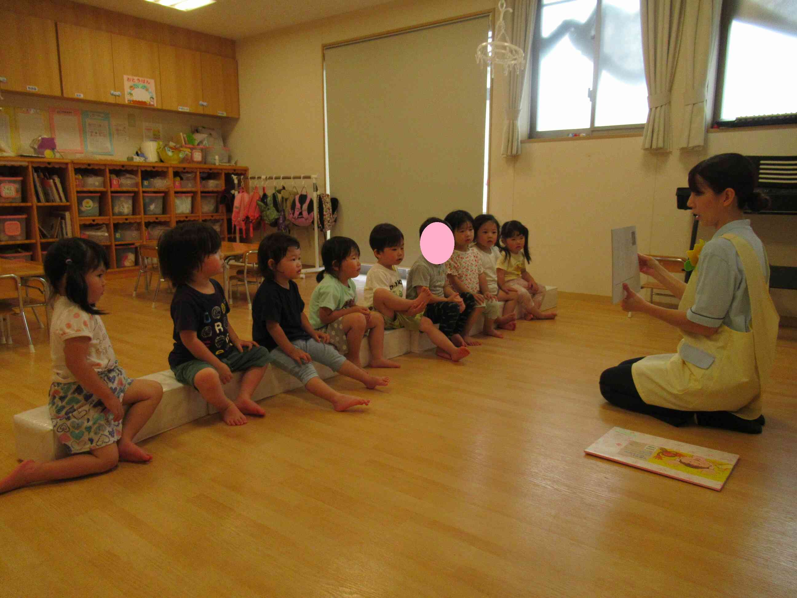 手洗いの紙芝居をみたよ!
