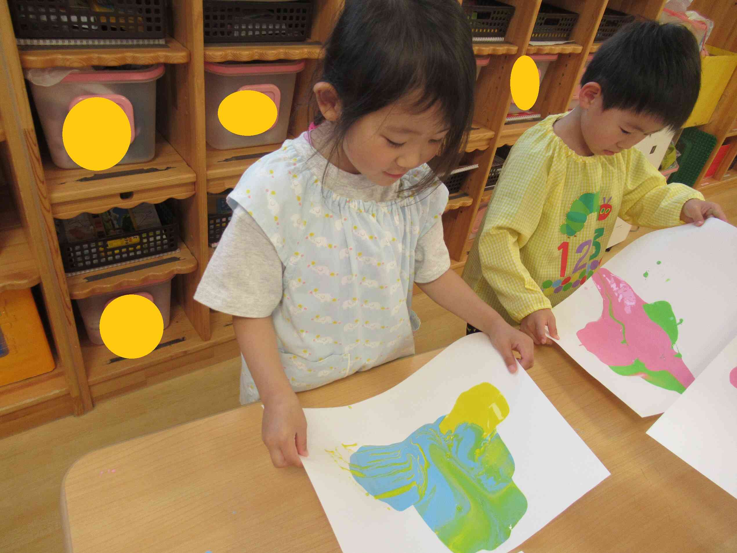 思いっきり絵の具遊び～ぱんだ組～