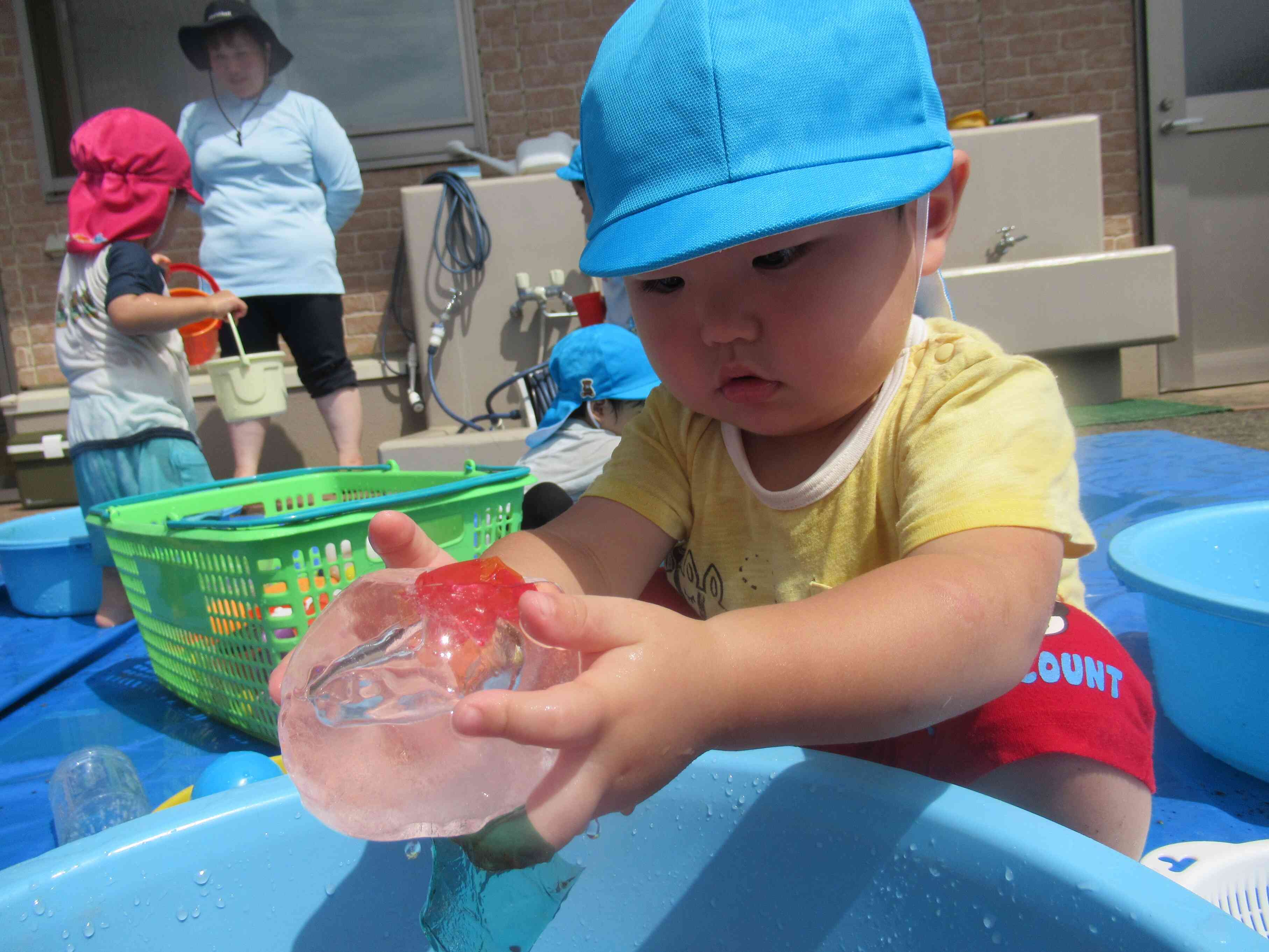 夏といえば水遊び！(あひる組)