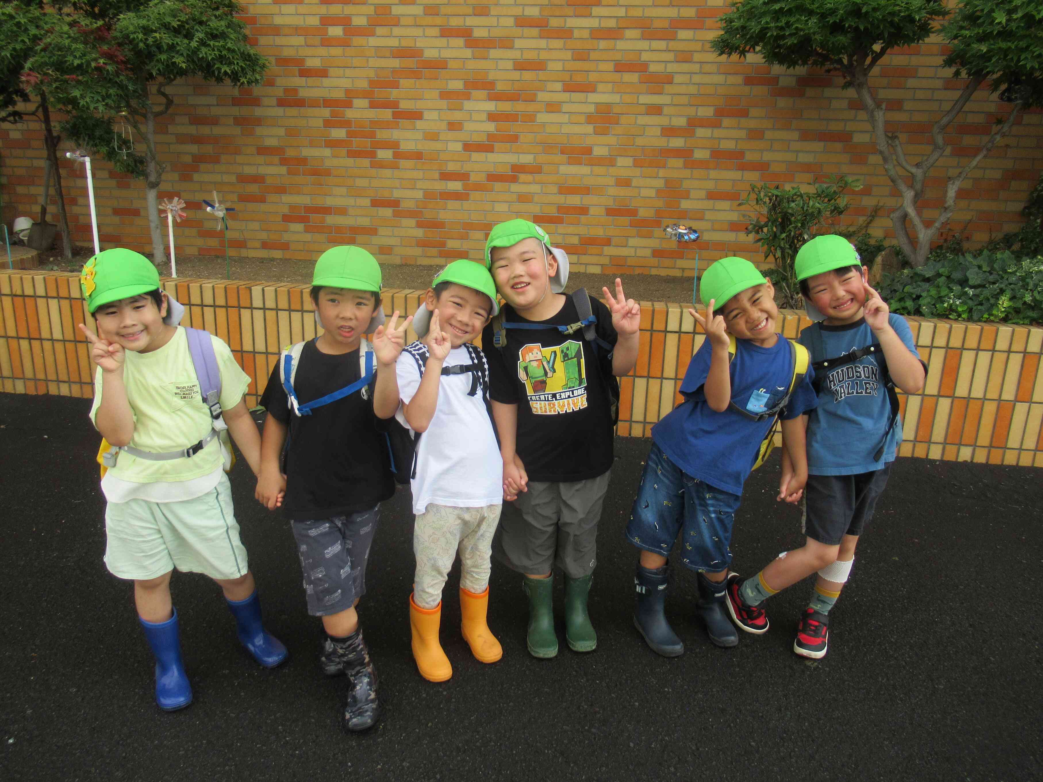 みんなで頑張って歩いたね！