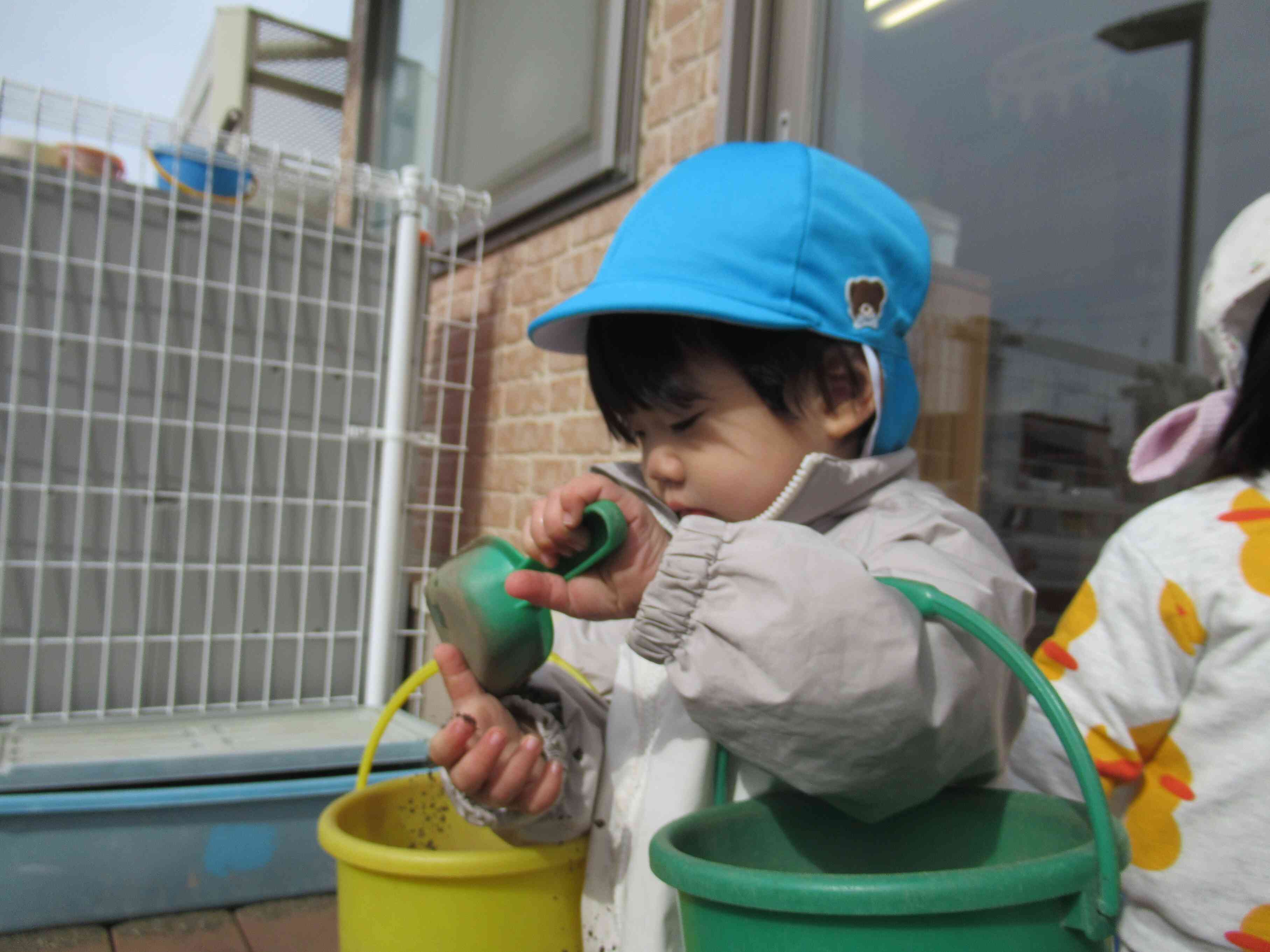 上手に入るかな～？