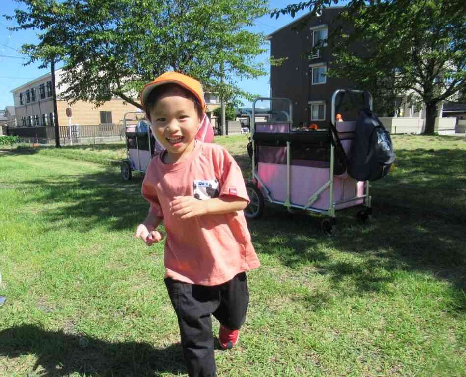 走るの楽しいね!