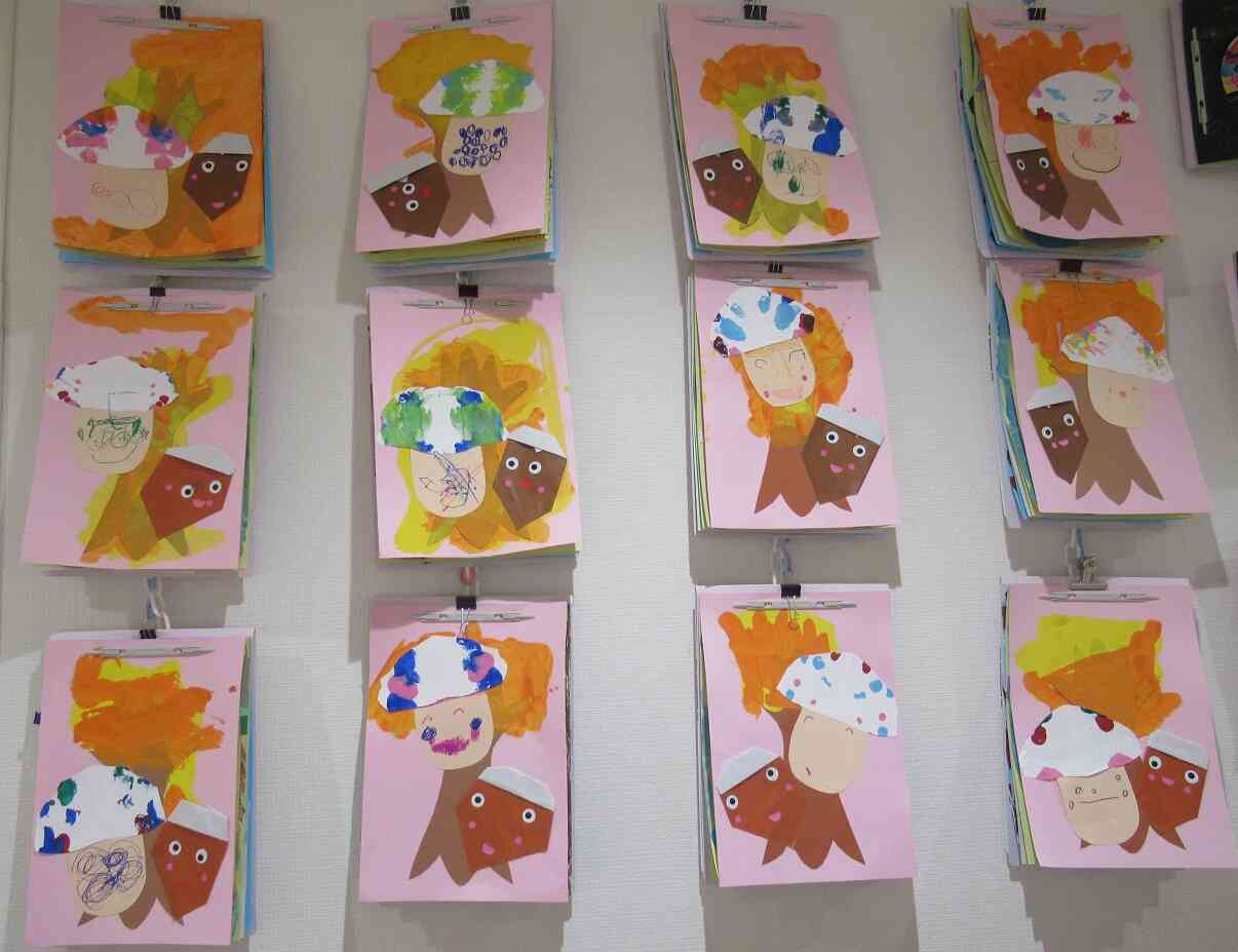 10月の製作～りす・ぱんだ・きりん組の巻