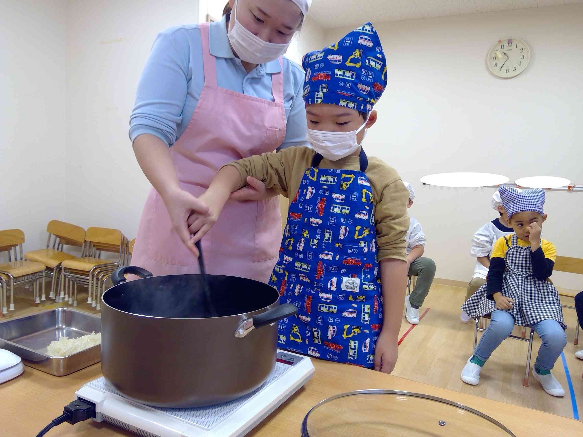 全部の野菜を入れてぐるぐる
