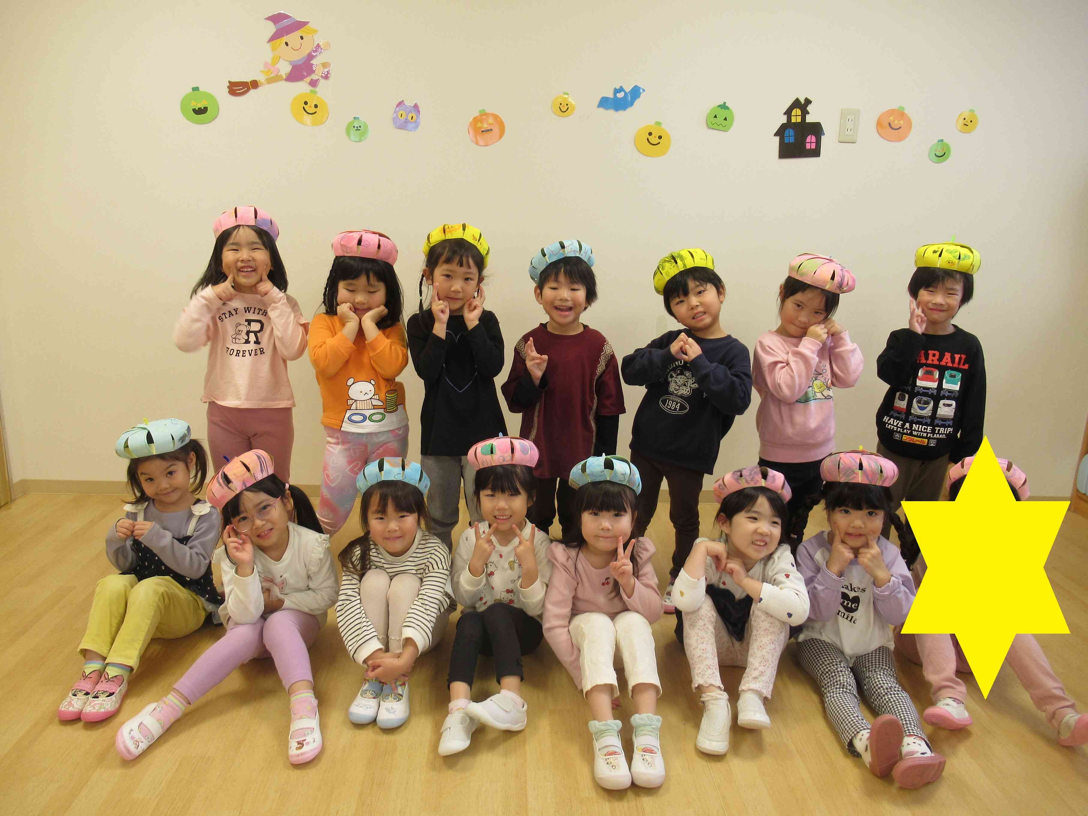 ぱんだ組はかぼちゃに変身