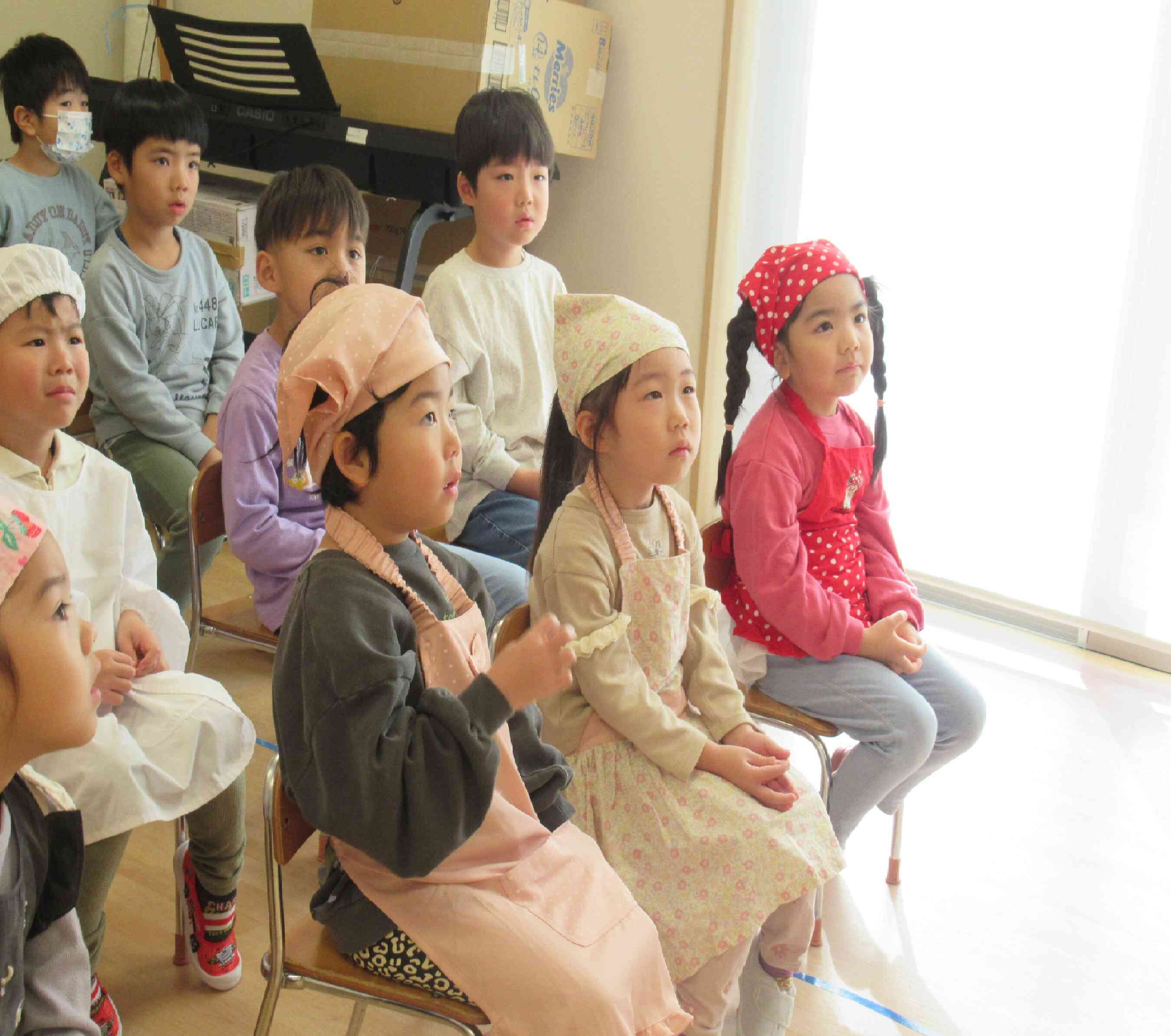 静かに集中！お話聞けた！