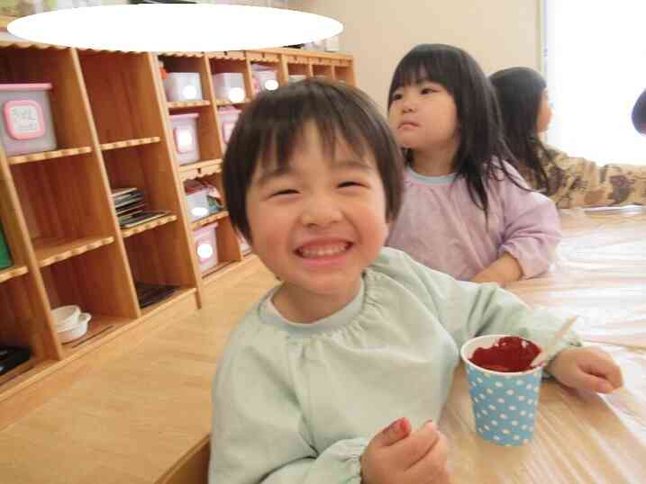 チョコ作り楽しいな〜