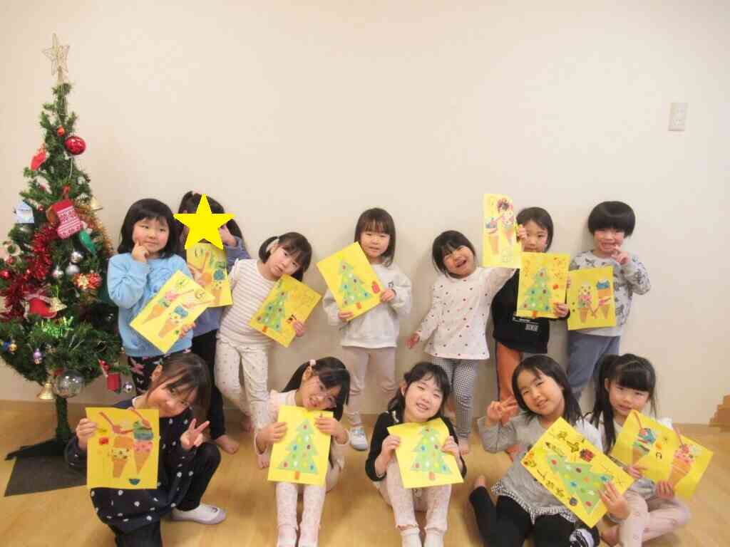 最後にみんなで可愛くお絵描き