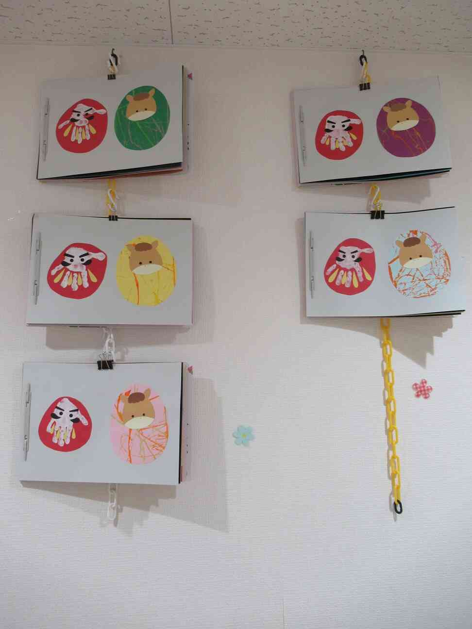 こちらのだるまさんとお馬さんも上手でしょ。